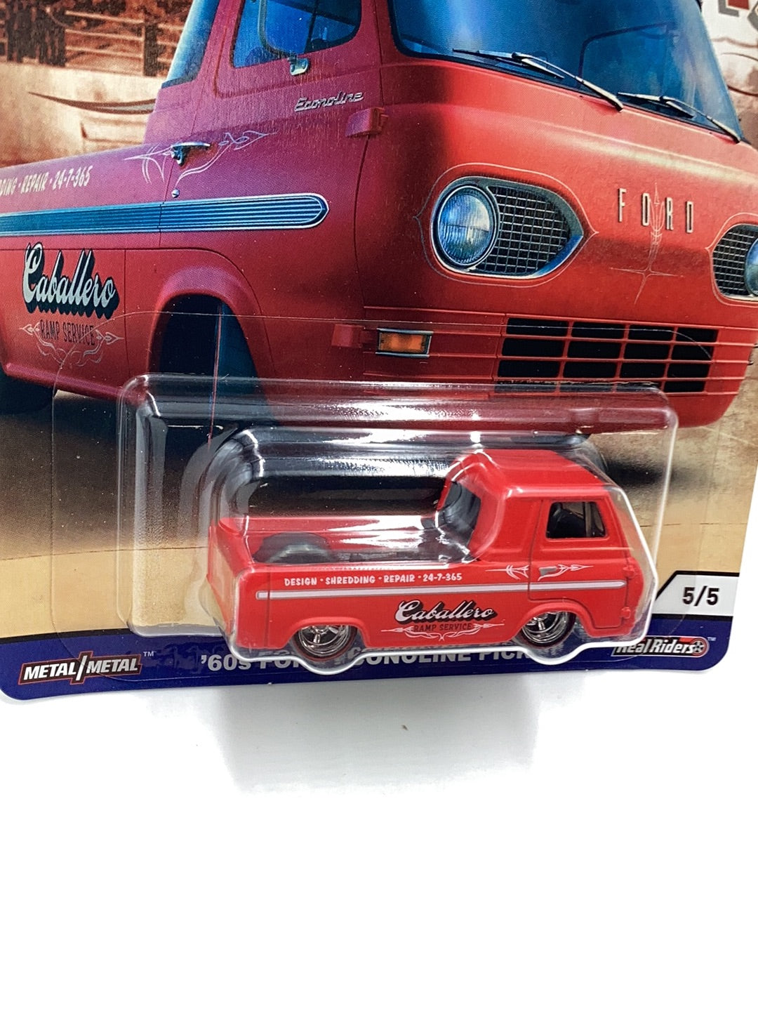 Hot wheels car culture Shop Trucks 5 5 60s Ford Econoline pickup 260H carolinasdiecast