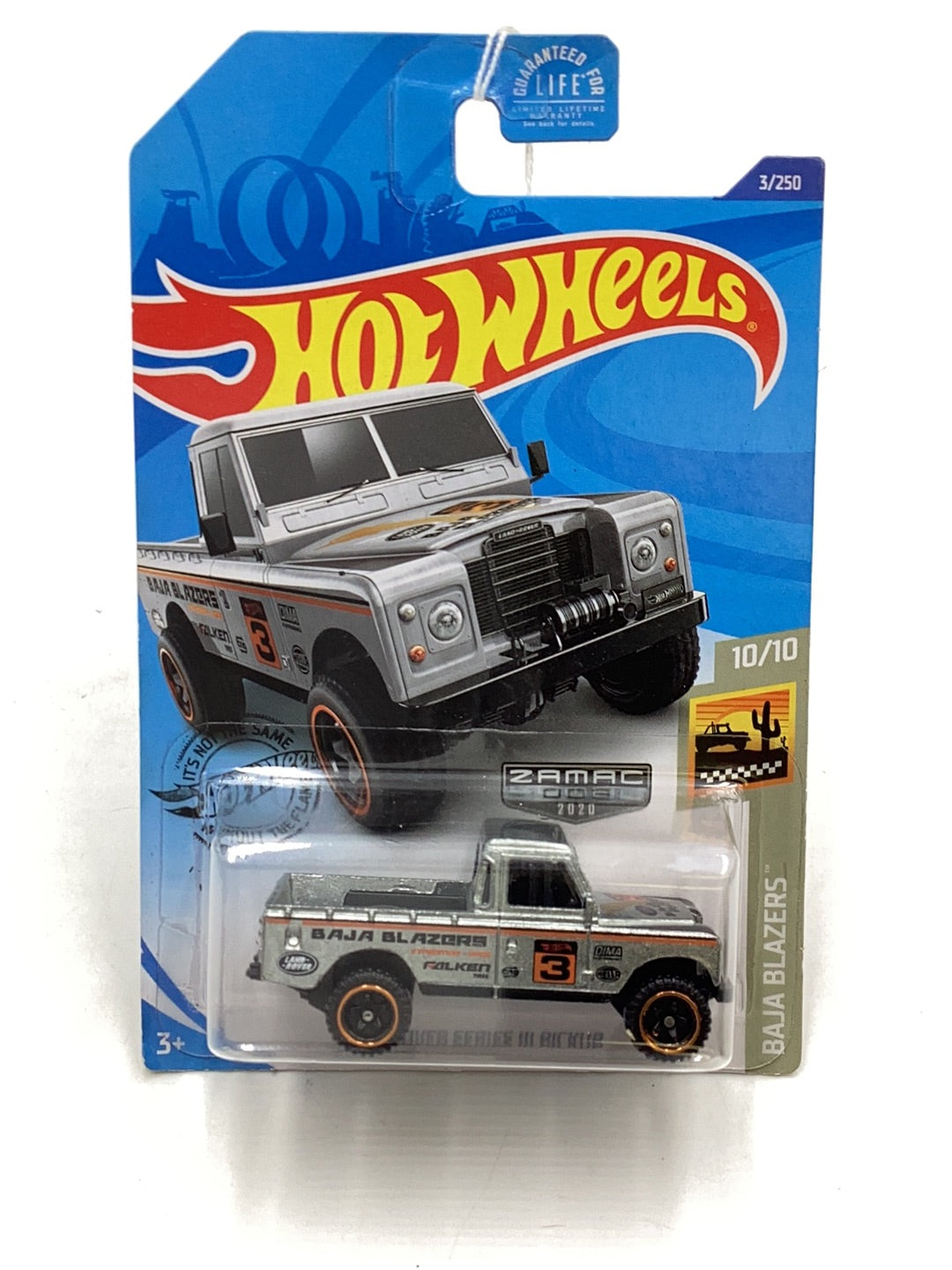 2020 Hot wheels Zamac 003 Land Rover Series III Pickup #3 148C