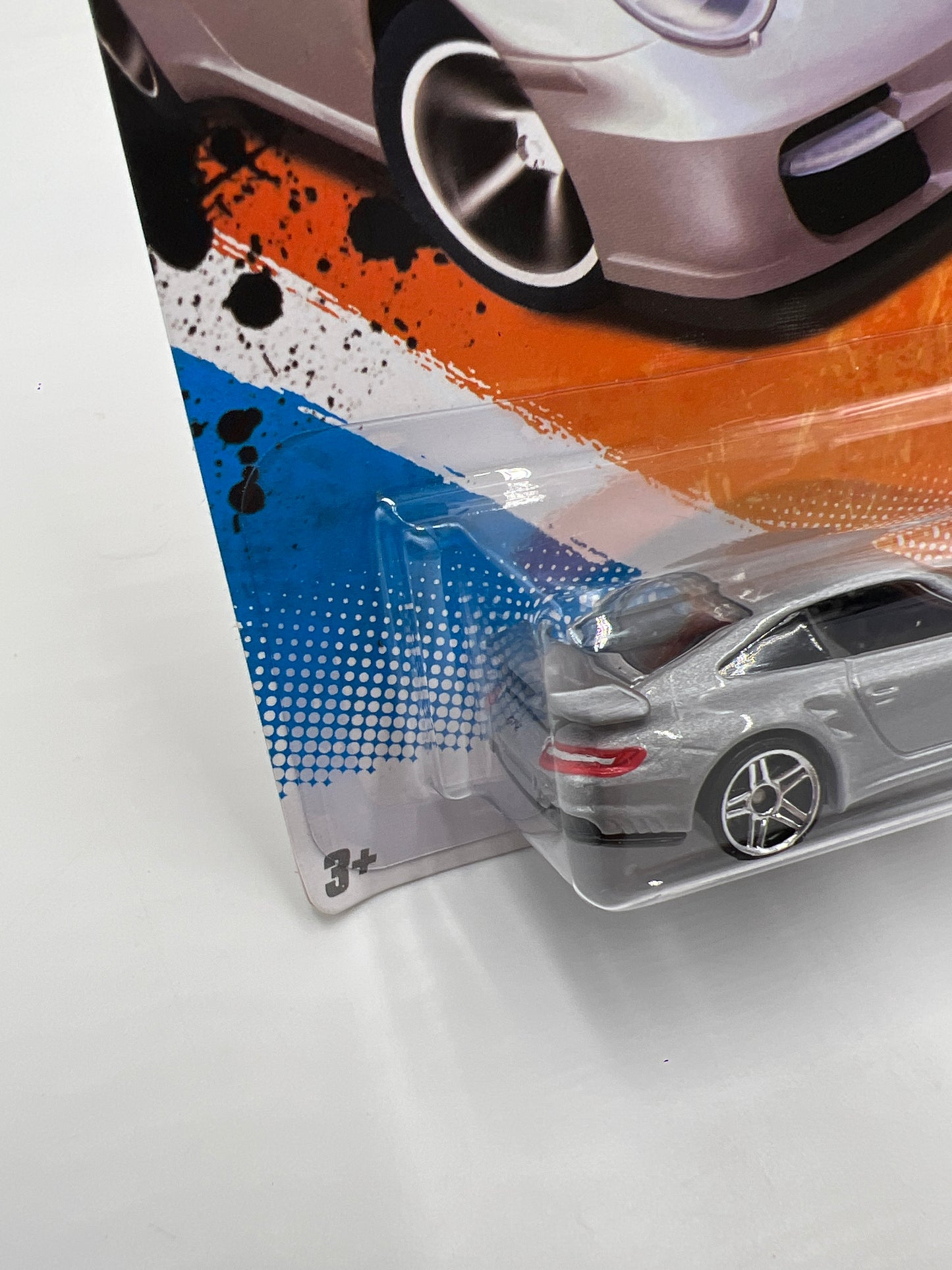 2010 Hot Wheels New Models #14 Porsche 911 GT2 Silver SR