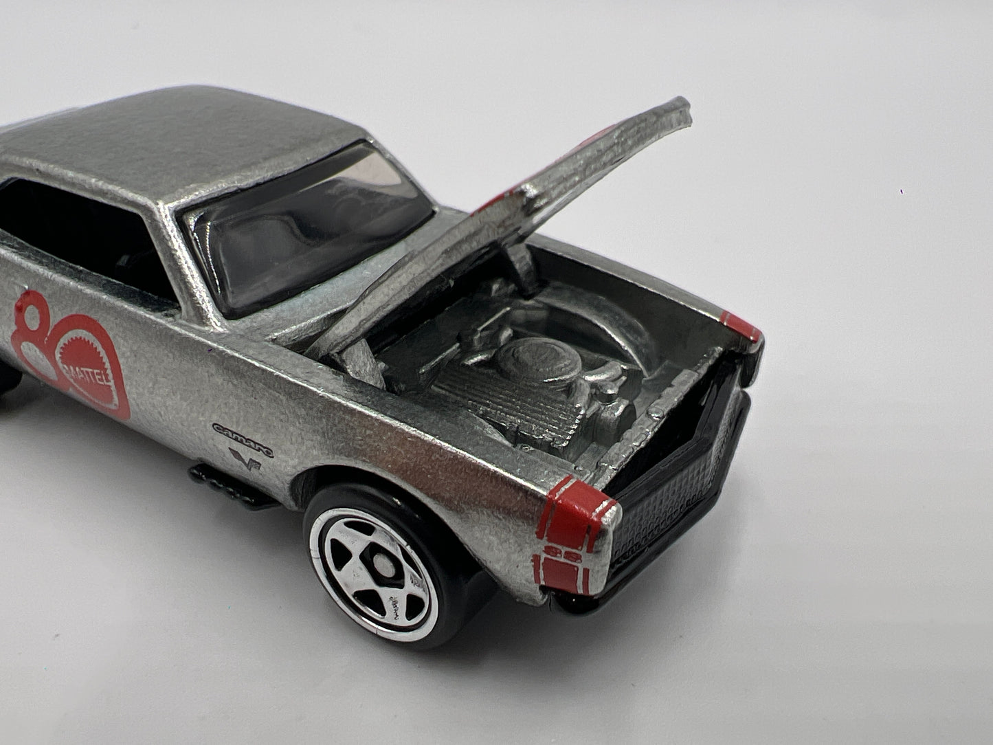 2025 Hot Wheels Mattel 80 Years Replay The Classics Zamac 1967 Camaro W/Opening Hood Loose