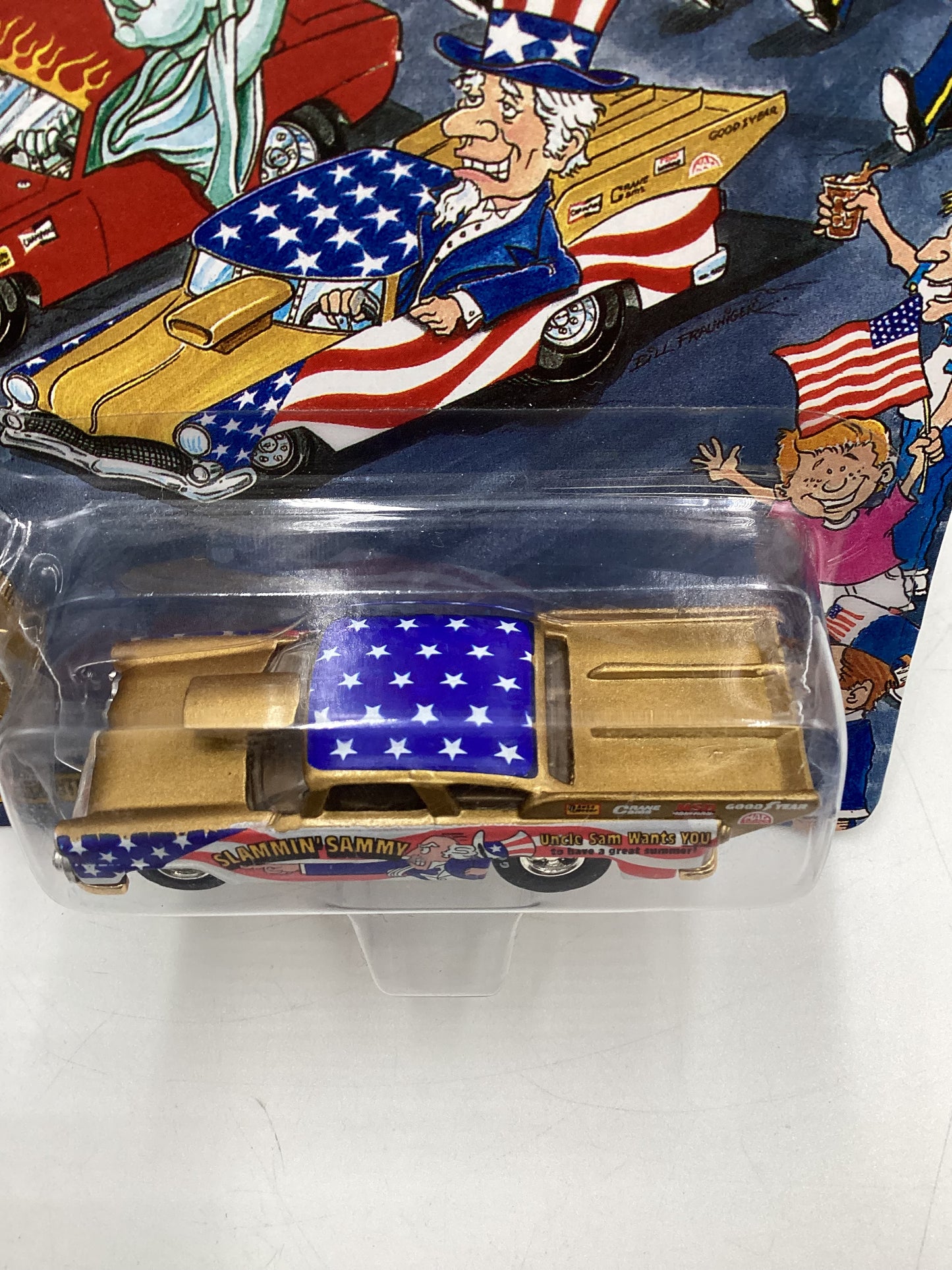 Johnny Lightning Dragsters U.S.A #1037/15000 Slammin Sammy Gold 186D