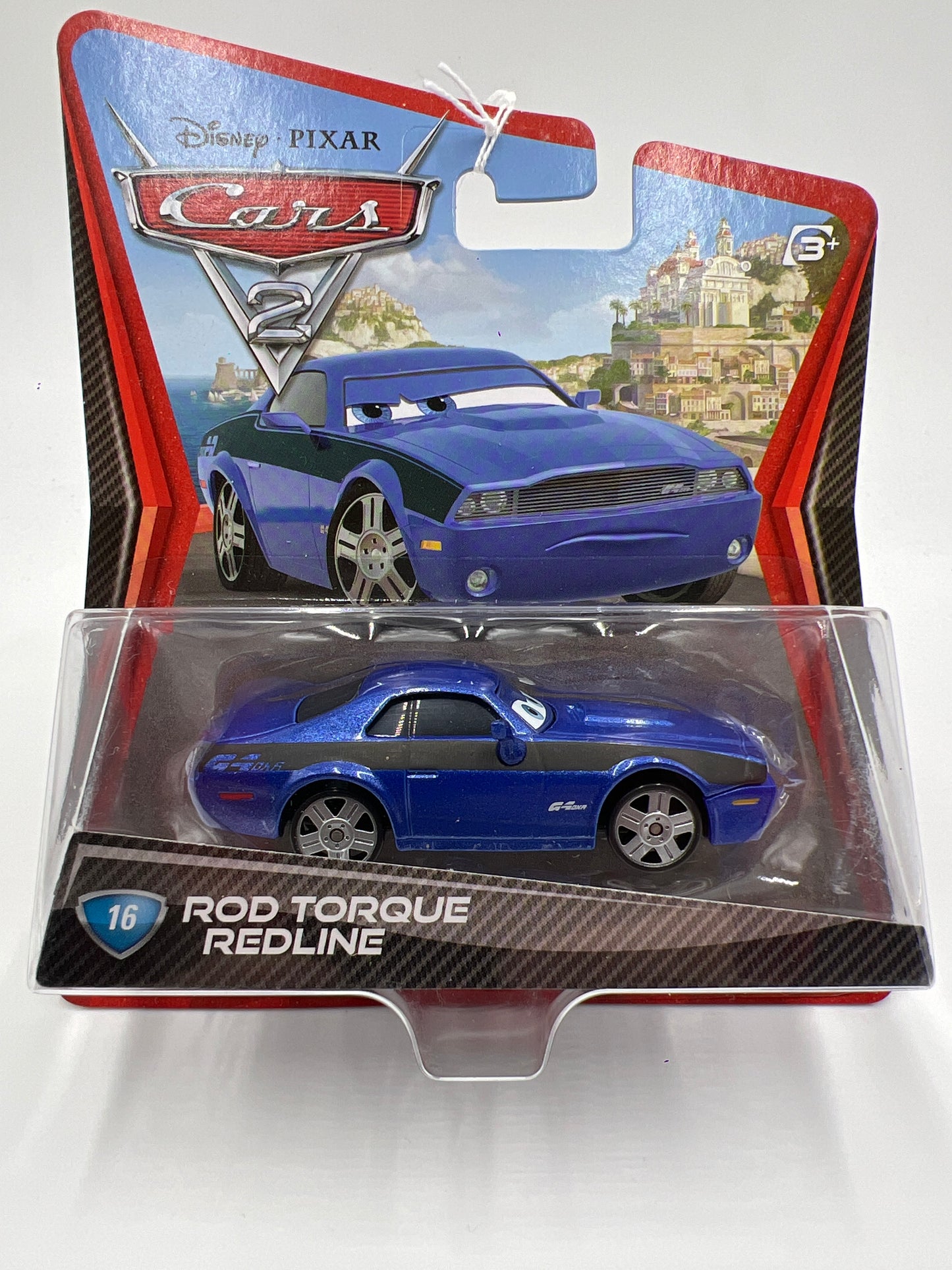 Disney Pixar Cars 2 #16 Rod Torque Redline Blue 137B