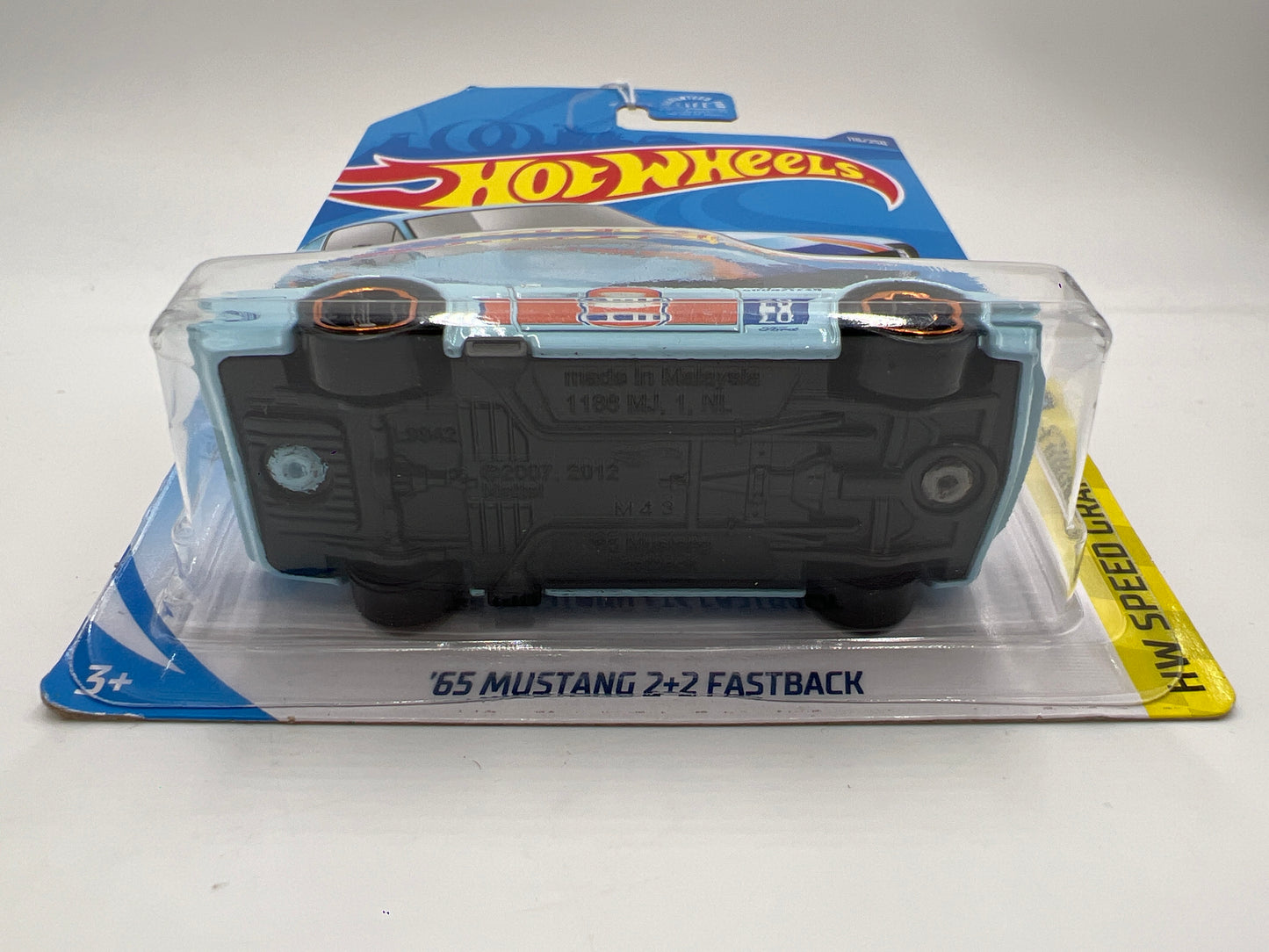 2020 Hot Wheels HW Speed Graphics #116 65 Mustang 2+2 Fastback Gulf Blue 27C
