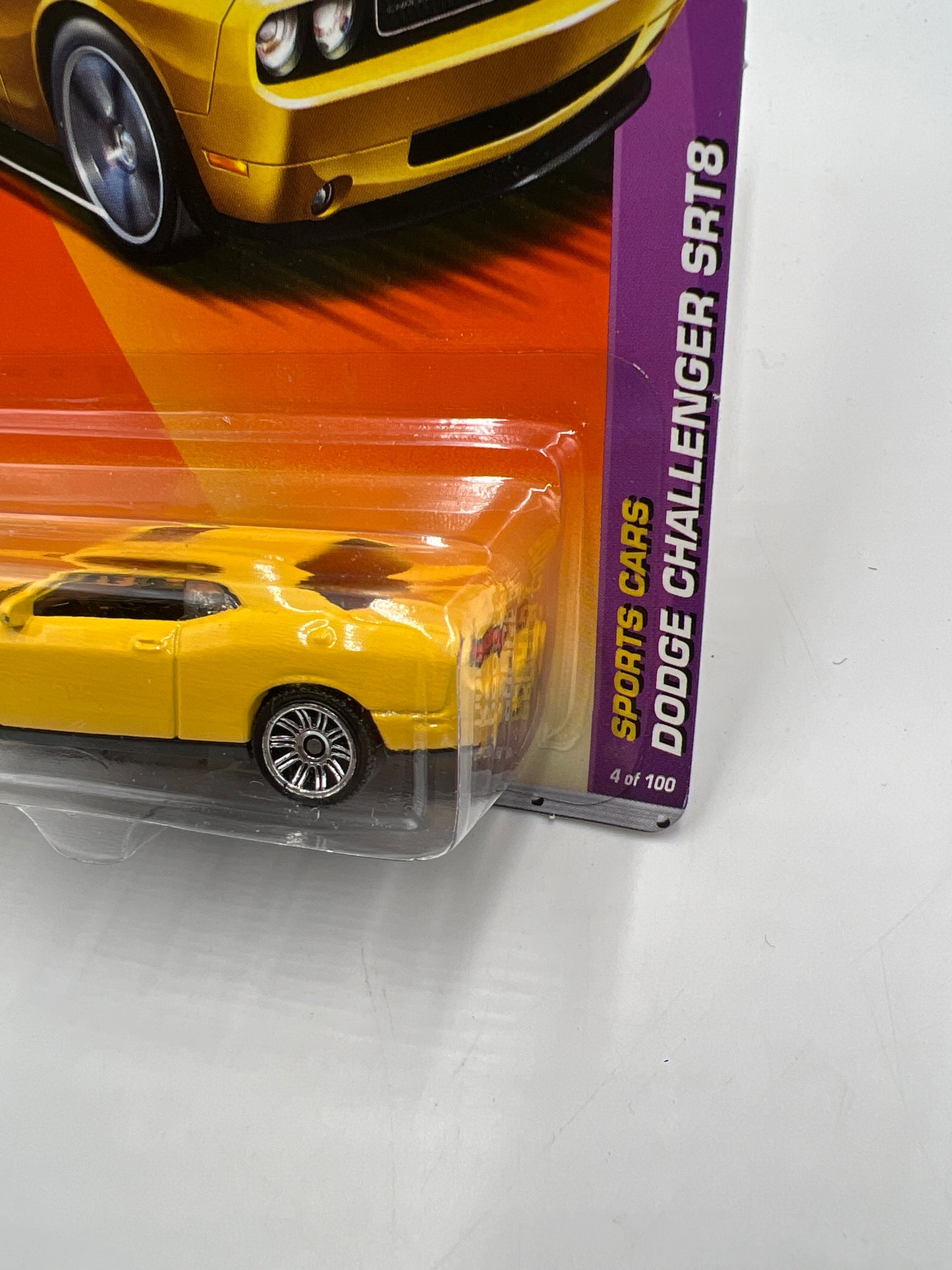 Matchbox #4 2011 Sports Cars Dodge Challenger SRT8 Yellow 50E