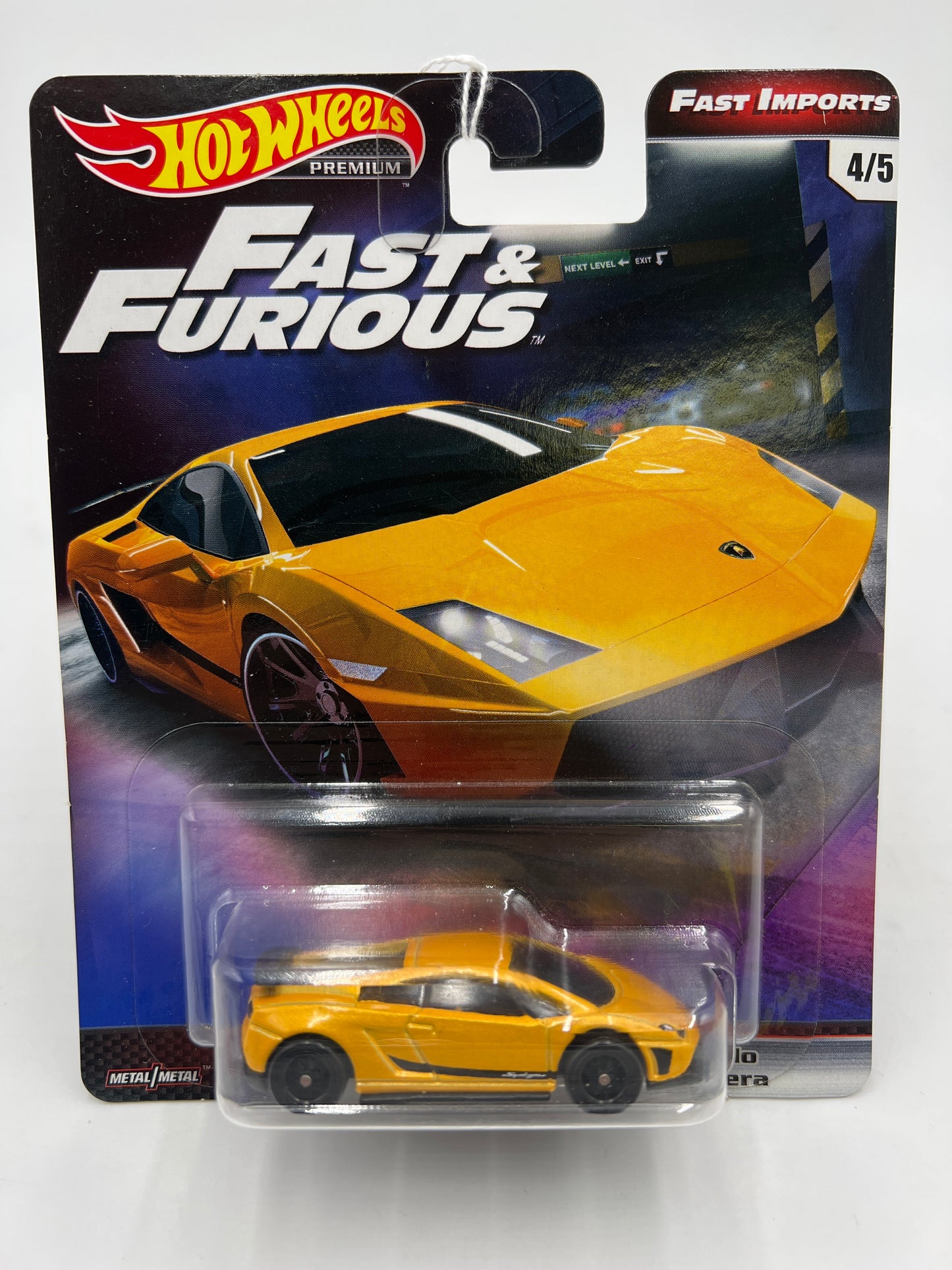 Hot Wheels Fast & Furious Fast Imports #4 Lamborghini Gallardo LP 570-4 Superleggera Yellow 247A