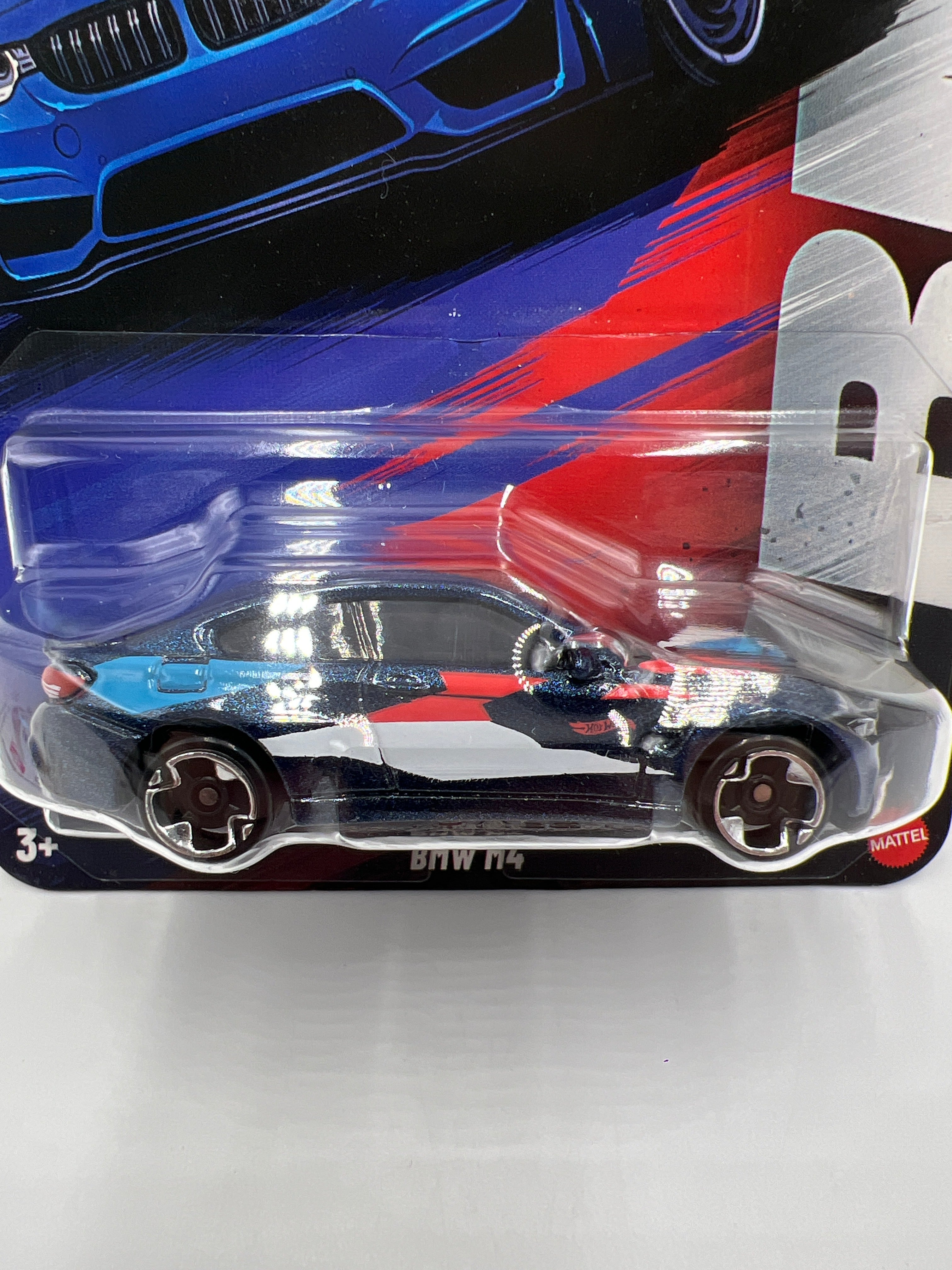 2025 Hot Wheels Silver Series BMW Set #4 BMW M4 Dark Blue 154D
