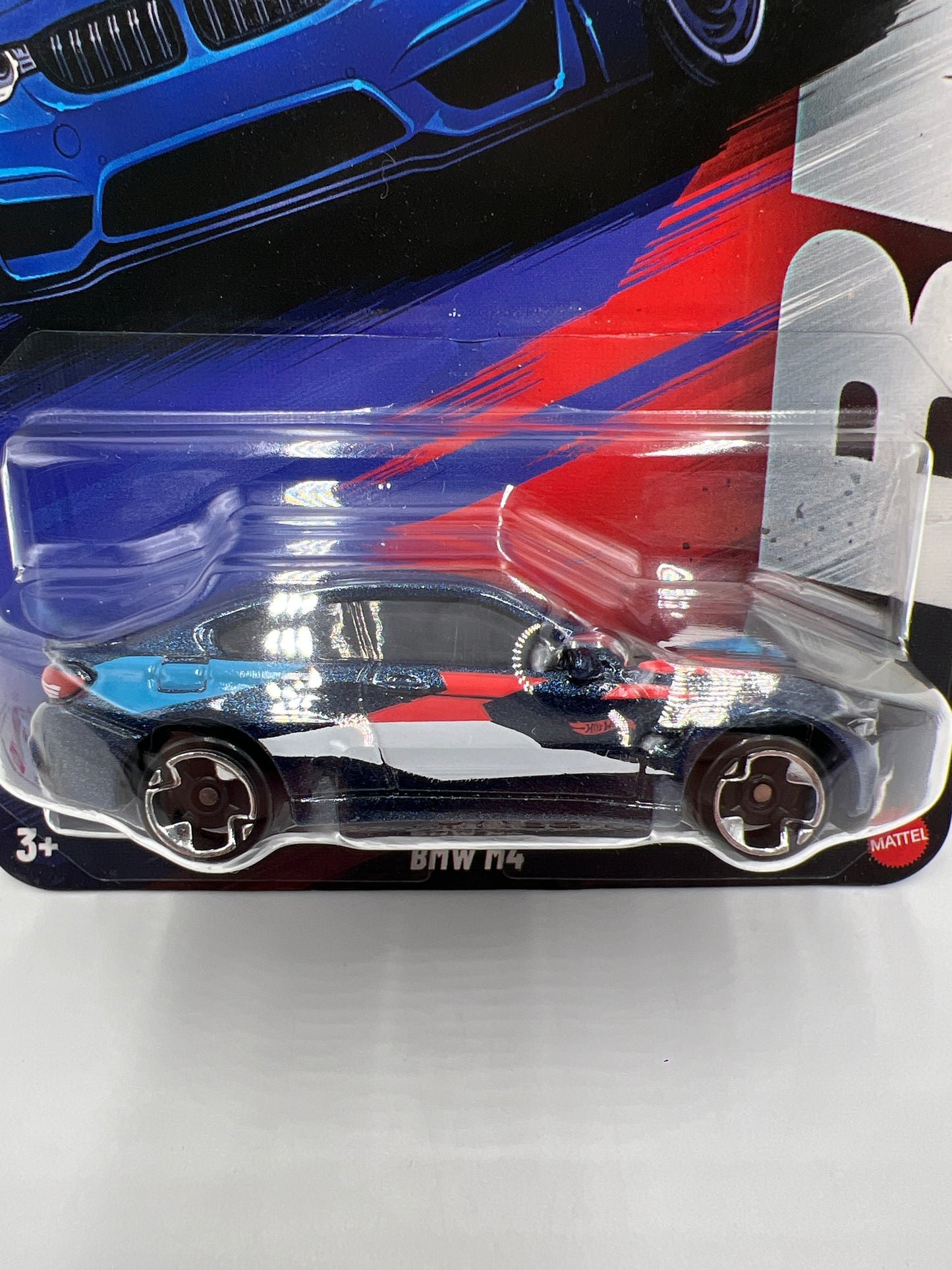 2025 Hot Wheels Silver Series BMW Set #4 BMW M4 Dark Blue 154D