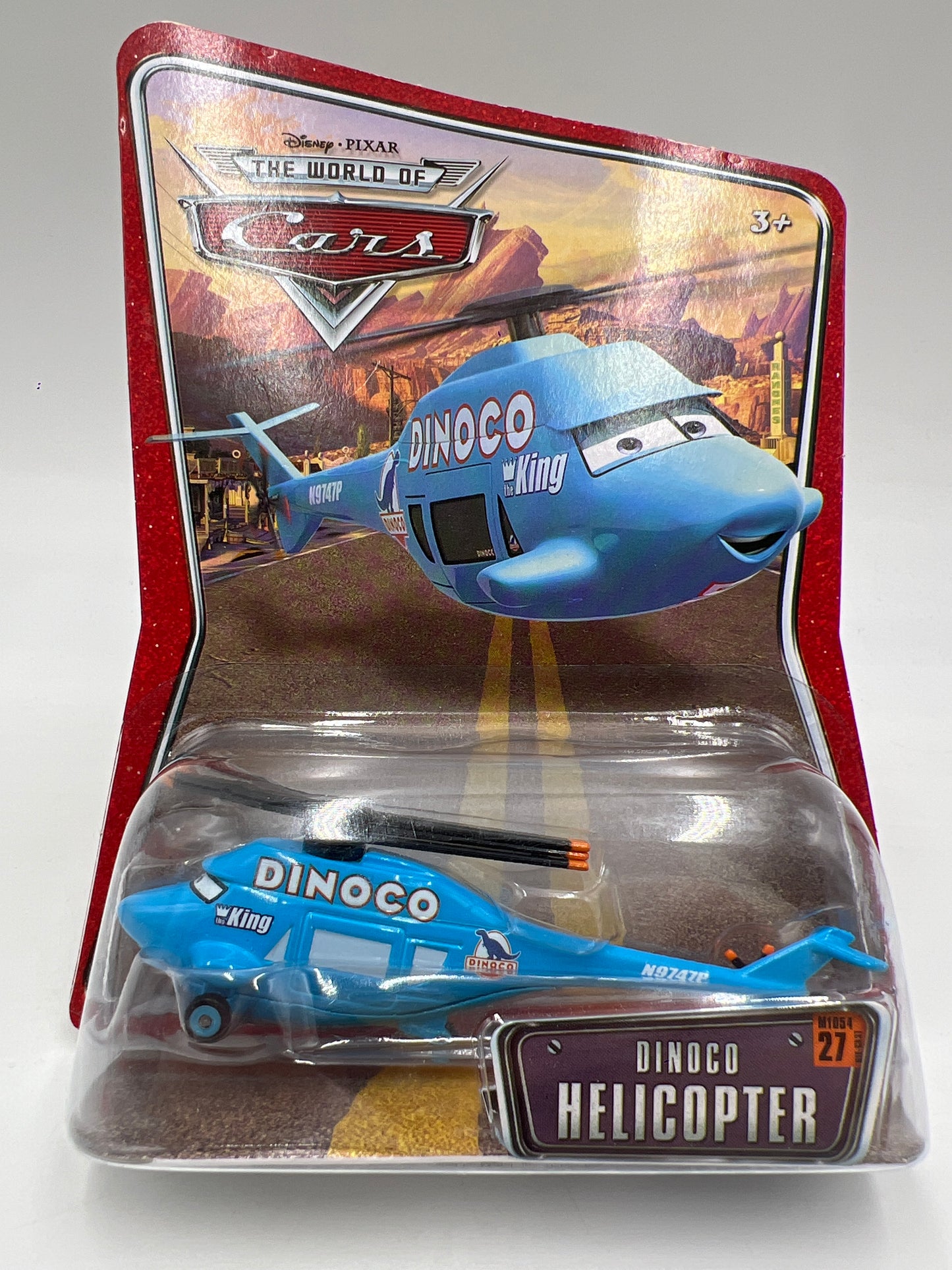 Disney Pixar The World Of Cars #27 Dinoco Helicopter 141C