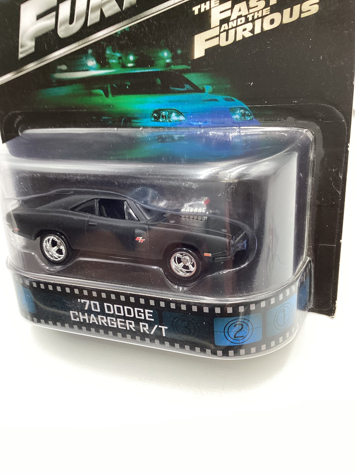 2014 Hot wheels Retro Entertainment Fast & Furious 70 Dodge Charger R/T Black 242B