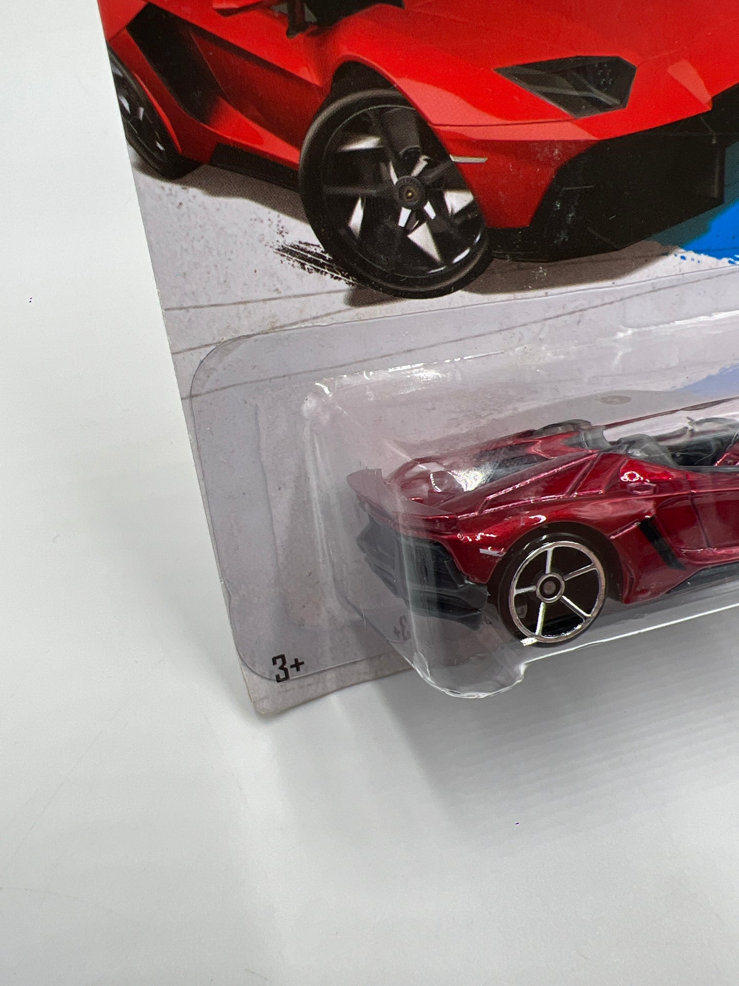 2013 Hot Wheels Showroom #180 Lamborghini Aventador J Red 102C