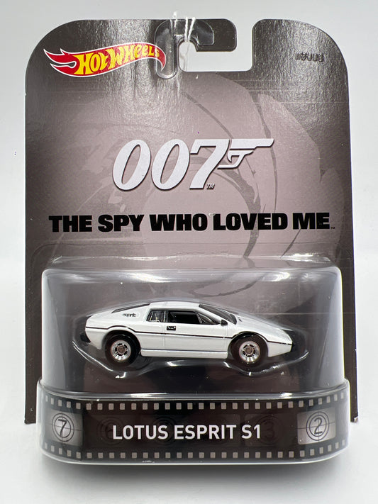 Hot Wheels Premium Retro Entertainment 007 The Spy Who Loved Me Lotus Espirit S1 White 266i