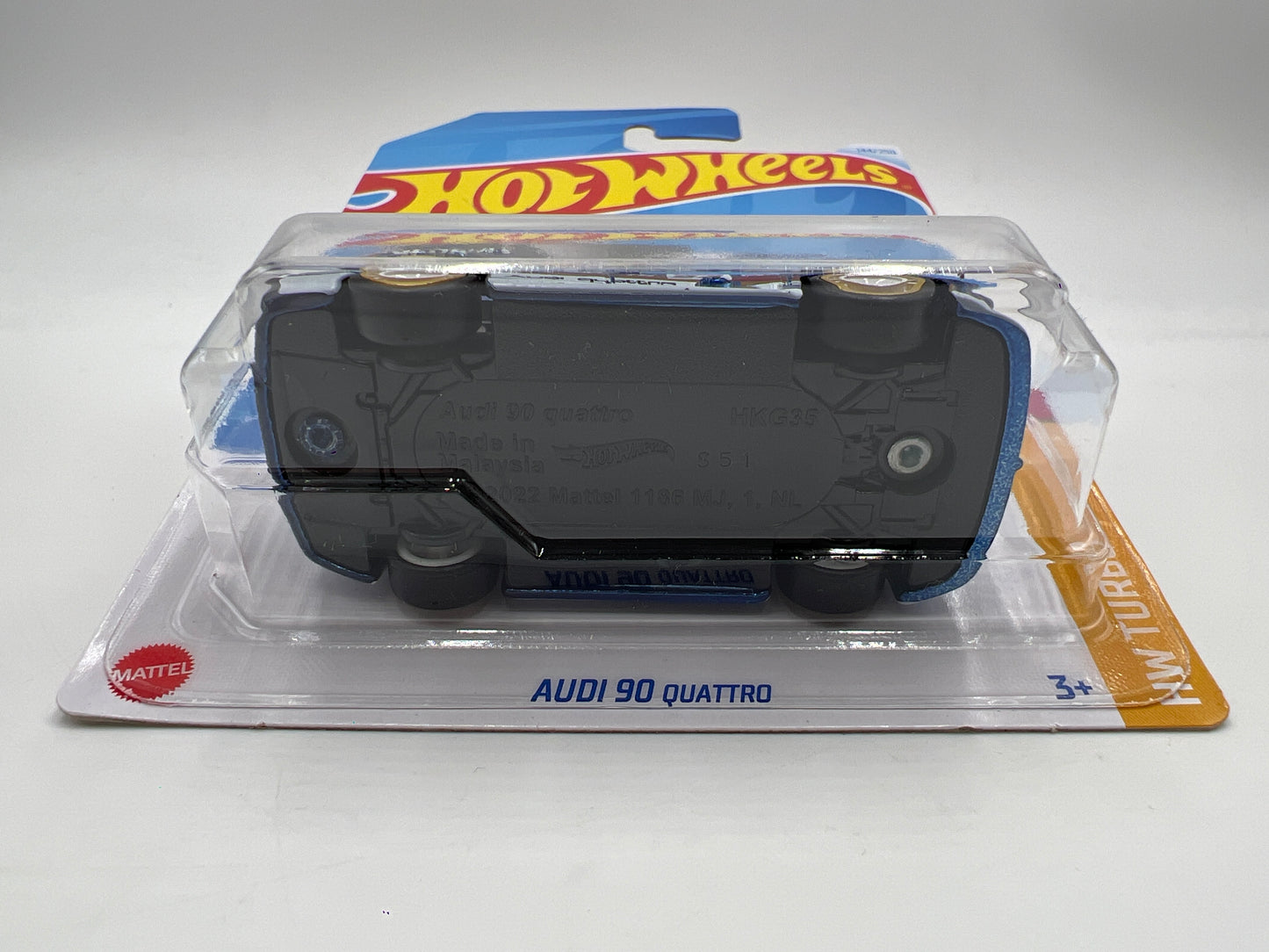 2024 Hot Wheels Turbo #144 Super Treasure Hunt Audi 90 Quattro Blue W/Protector