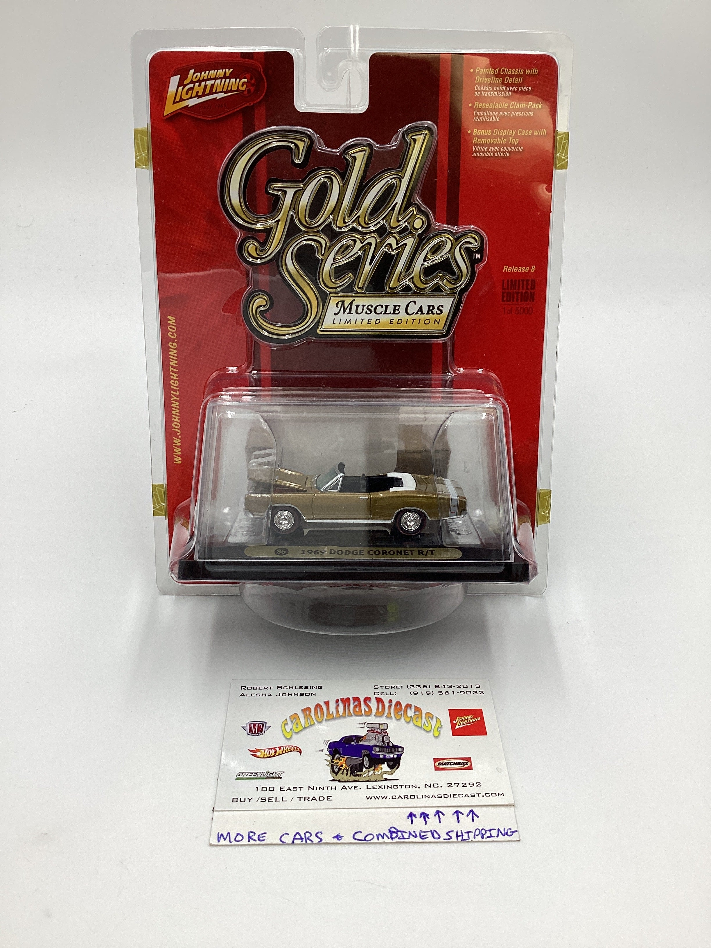 Johnny Lightning Gold Series Muscle Cars Release 8 #35 1969 Dodge