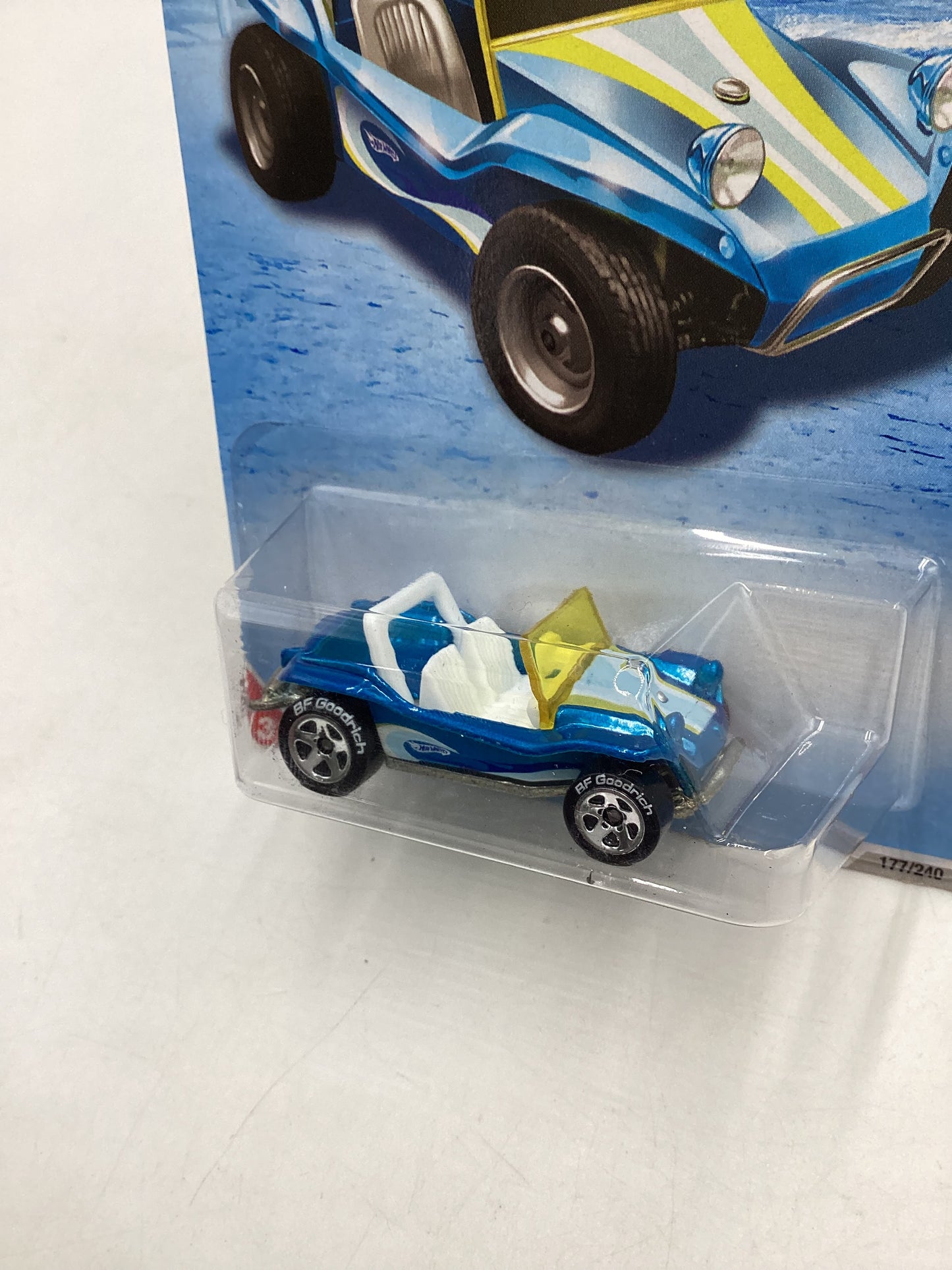 2010 Hot Wheels #177 Walmart Exclusive Blue Meyers Manx 235D