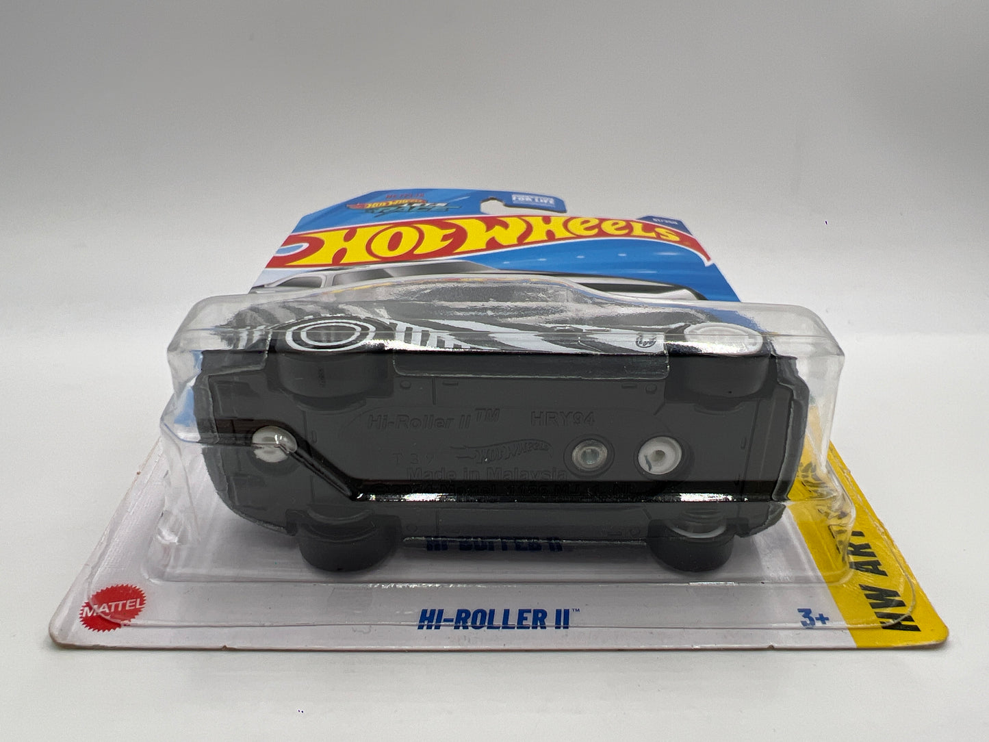 2025 Hot Wheels Super Treasure Hunt #61 Hi-Roller II Black/White W/Protector
