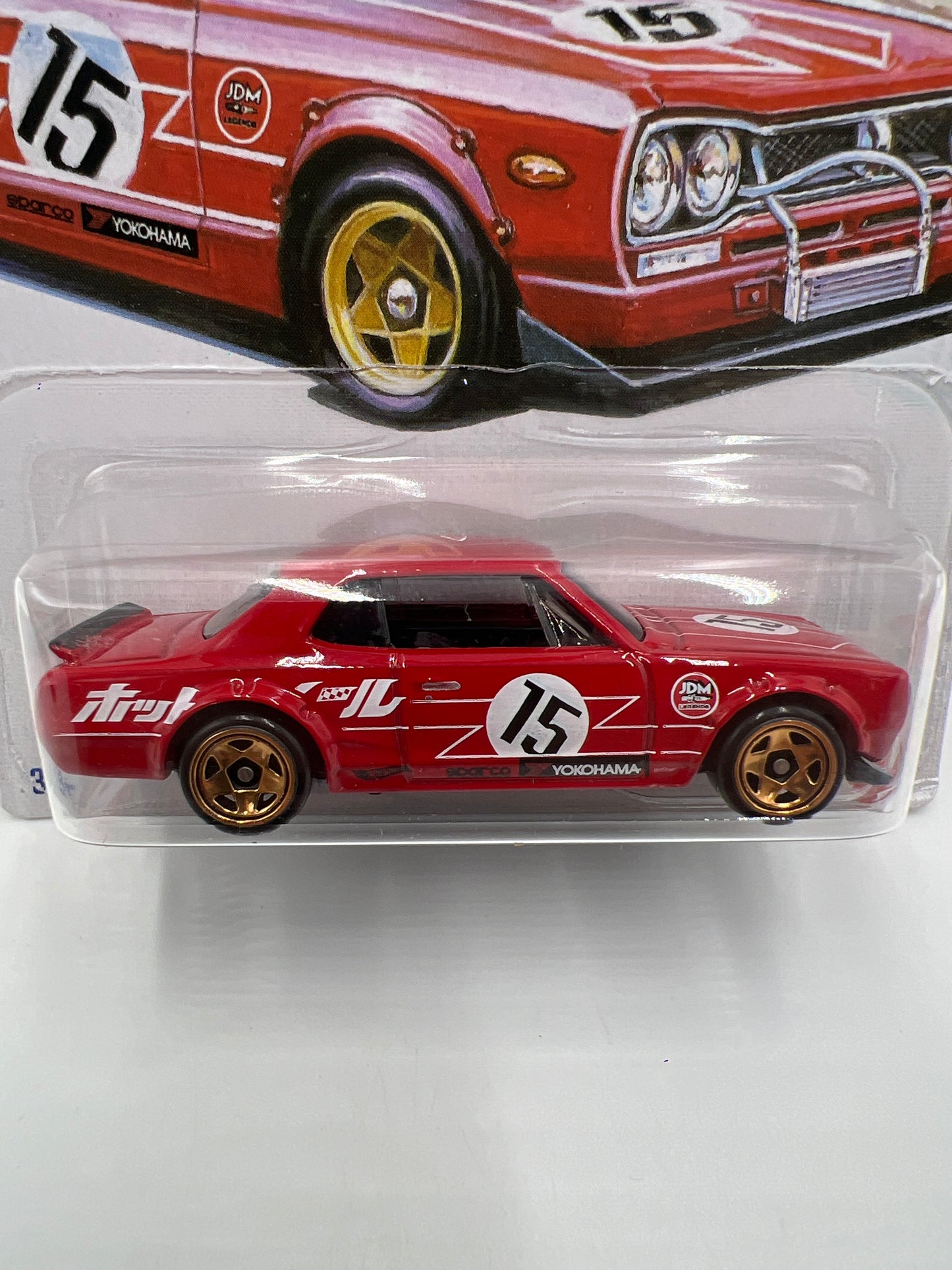 2024 Hot Wheels J-Imports #2 Nissan Skyline HT 2000GT-X Red