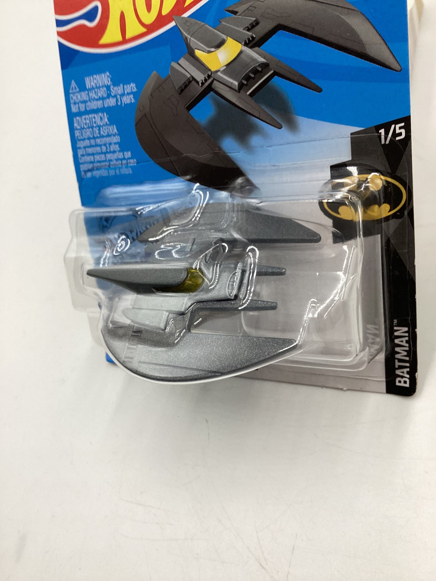 2020 Hot Wheels Batman #56 Batplane Gray 120C