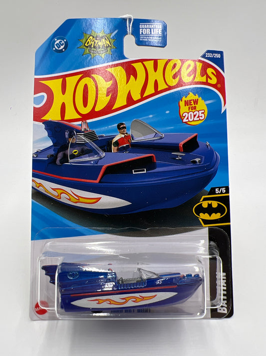 2025 Hot Wheels M Case Batman #232 1966 Bat Boat Blue 118E