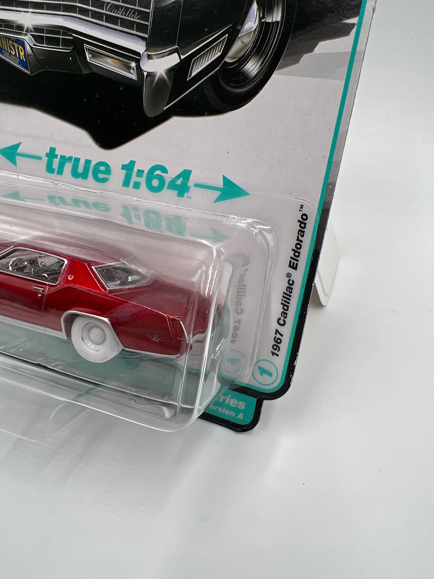 Auto World Ultra Red Chase Luxury Cruisers Release 1 Version A 1967 Cadillac Eldorado Red