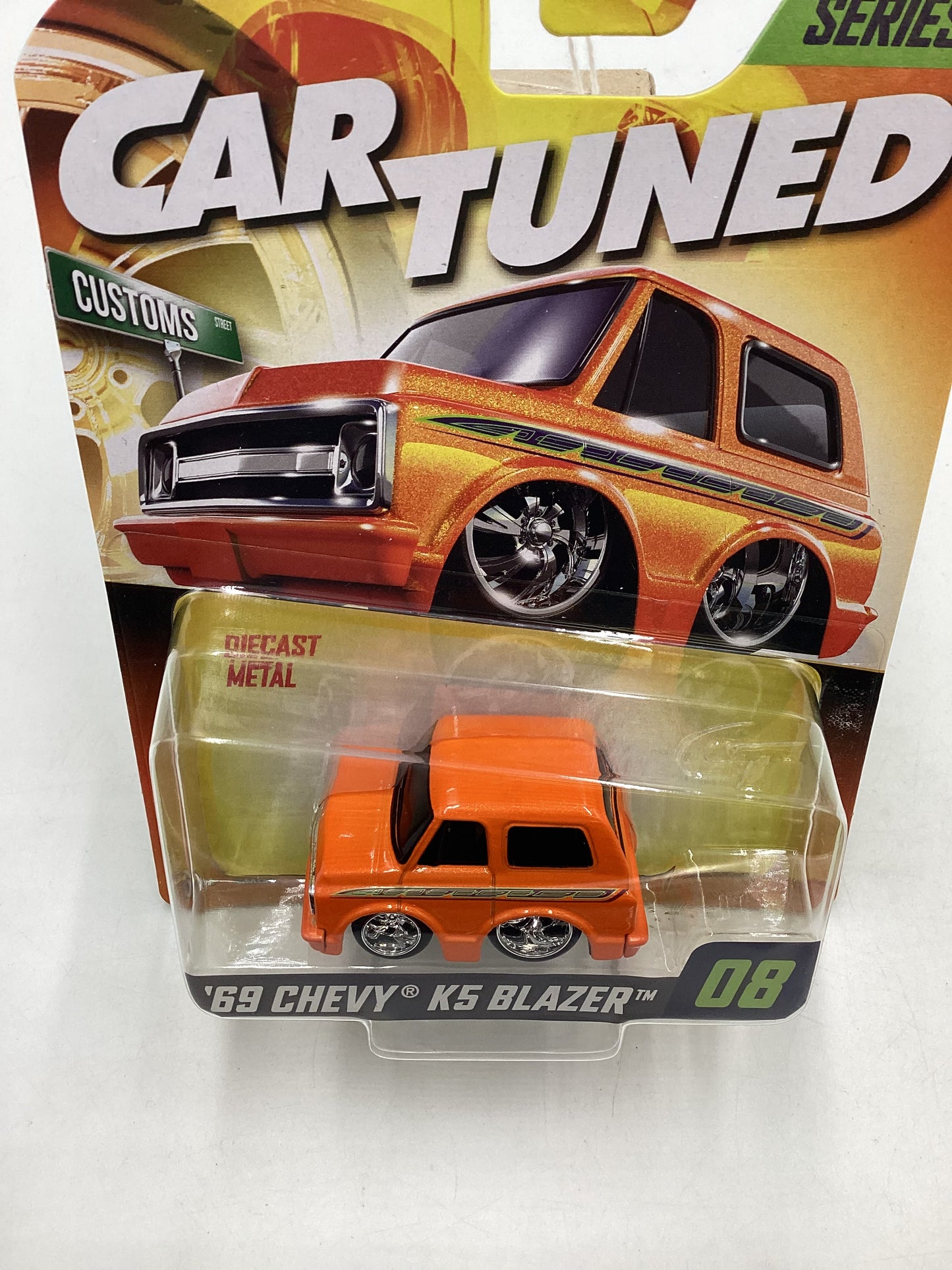 2024 Car Tuned Series 1 #8 69 Chevy K5 Blazer Orange 185A