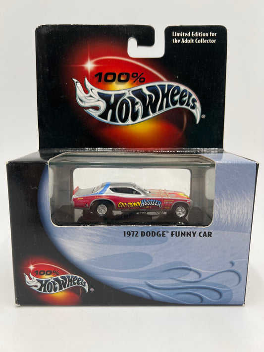 Hot Wheels 100% Black Box 1972 Dodge Funny Car Chi-Town Hustler