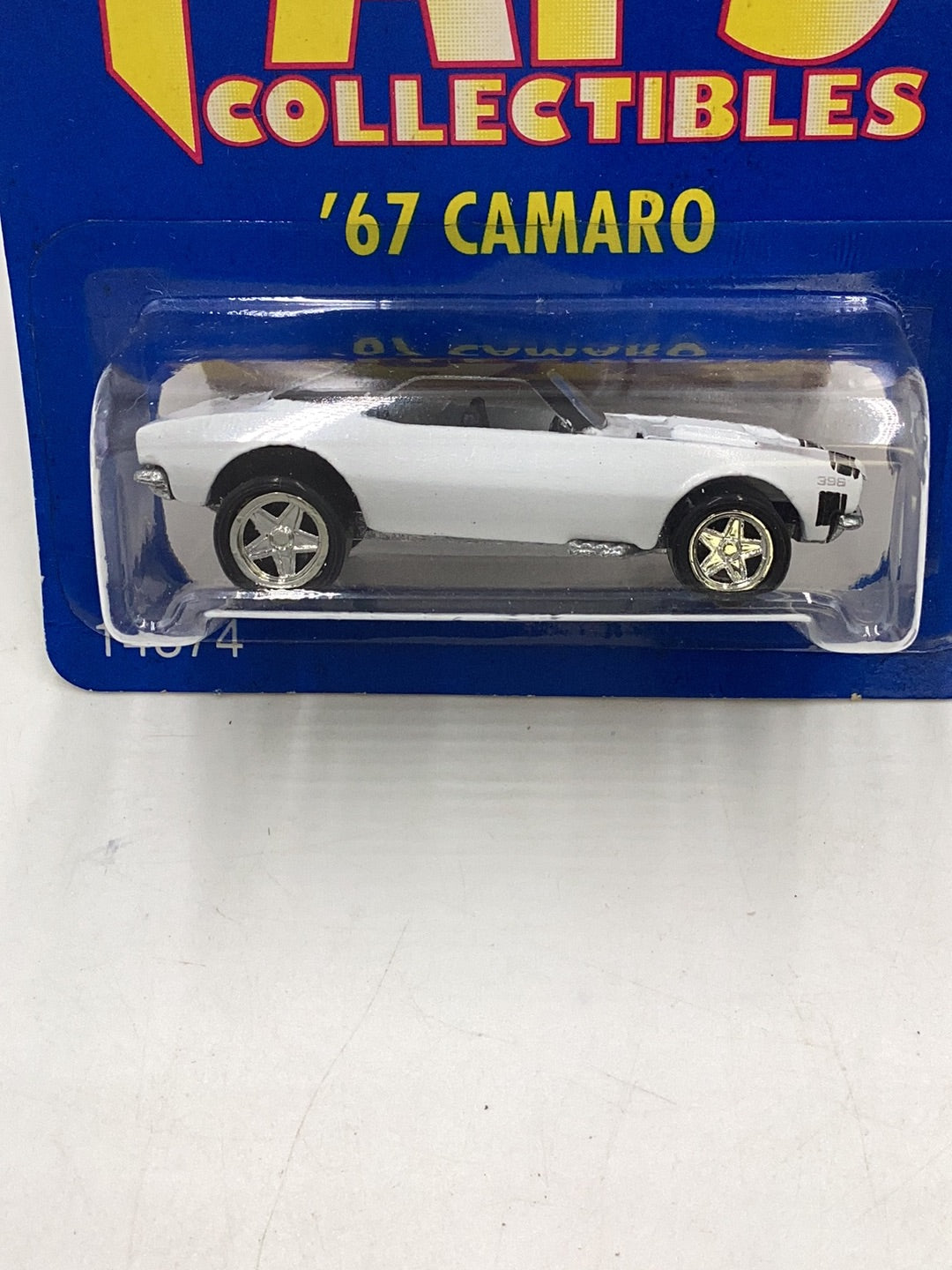 Hot Wheels Pats Collectibles 67 Camaro 14874 1/7000 with protector