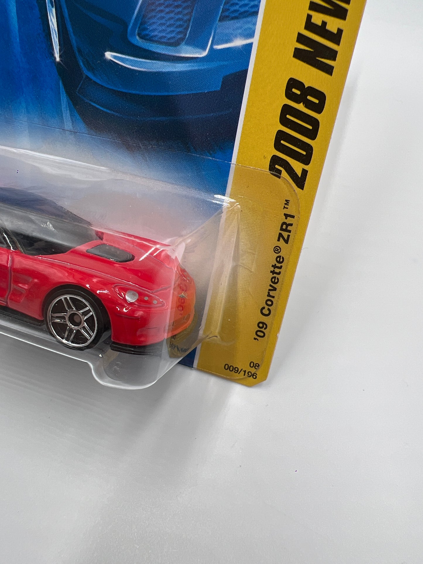 2008 Hot Wheels New Models #9 09 Corvette ZR1 Red 16A
