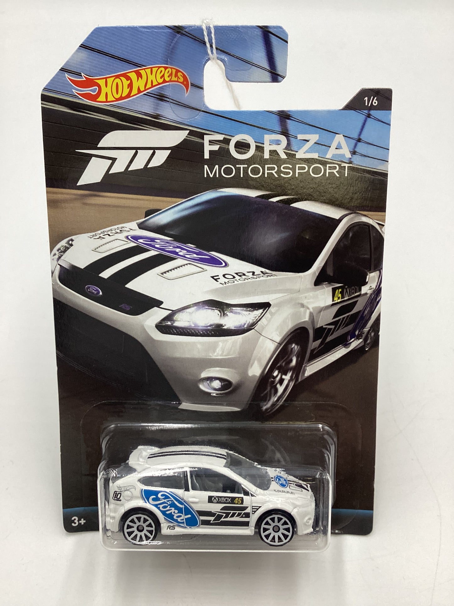 2017 Hot Wheels Forza Motorsport 09 Ford Focus RS White