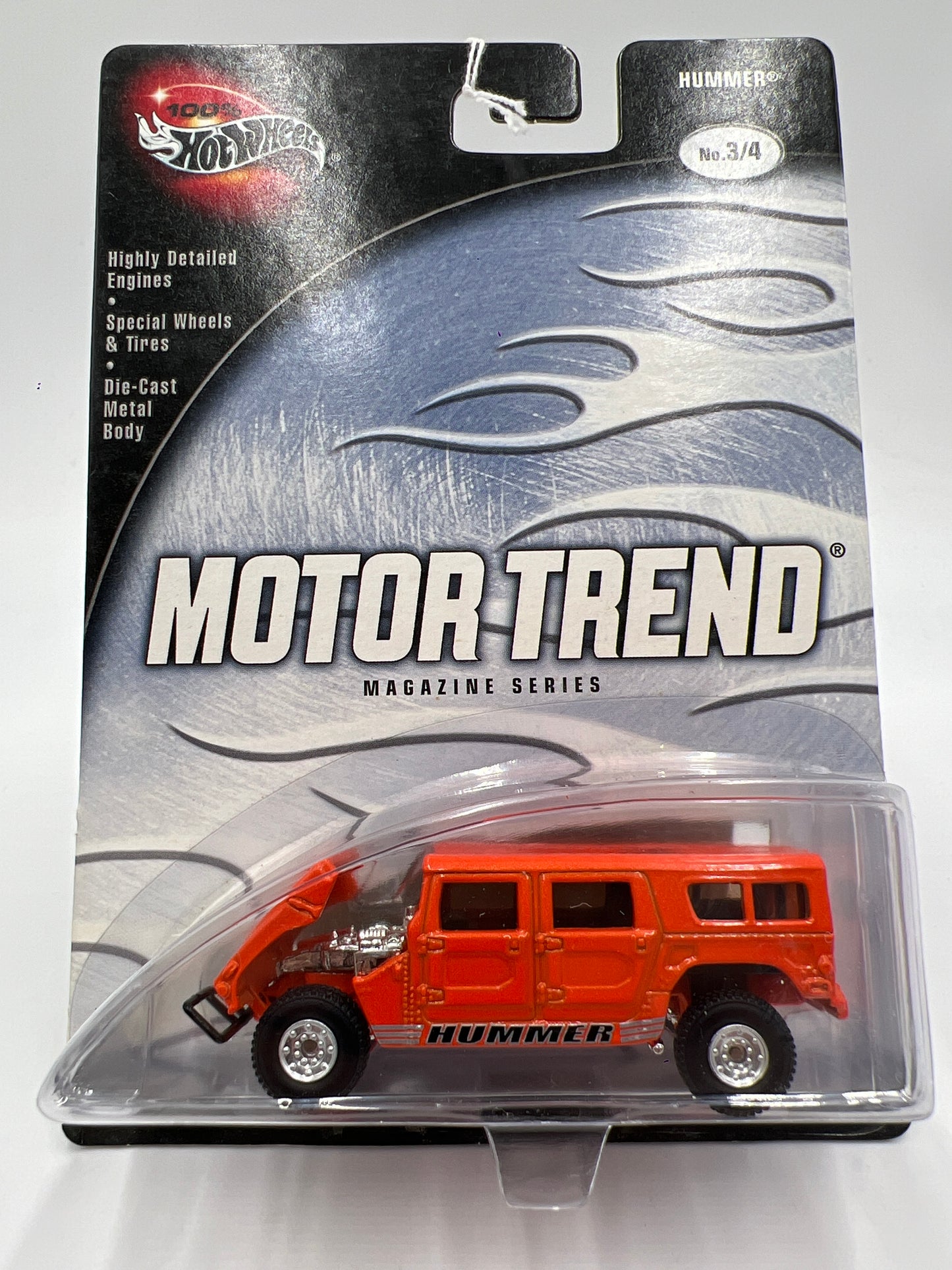 Hot Wheels Premium 100% Motor Trend #3 Hummer Orange