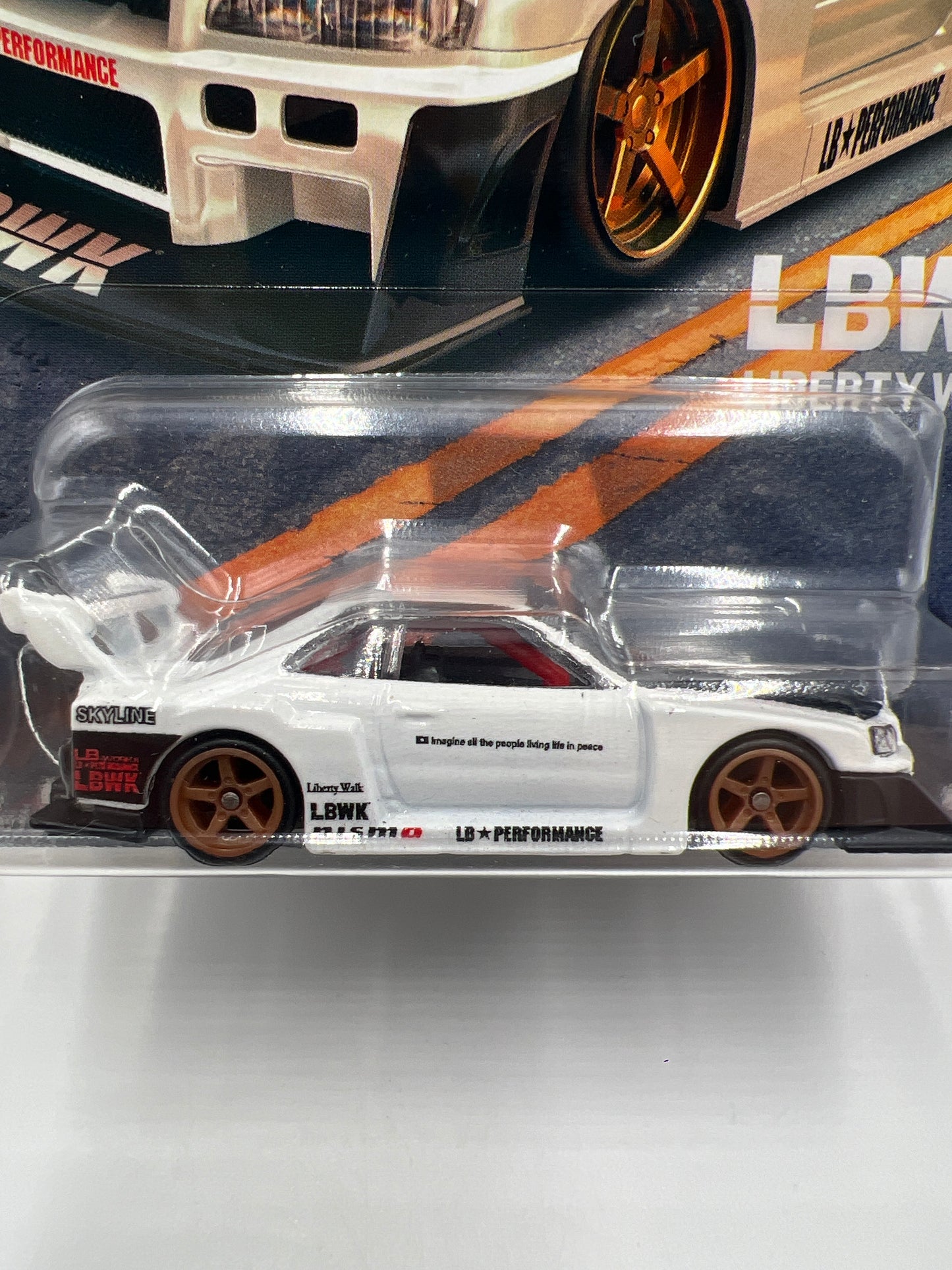 Hot Wheels Premium Boulevard Gold Label LBWK LB-ER34 Super Silhouette Nissan Skyline White 265B
