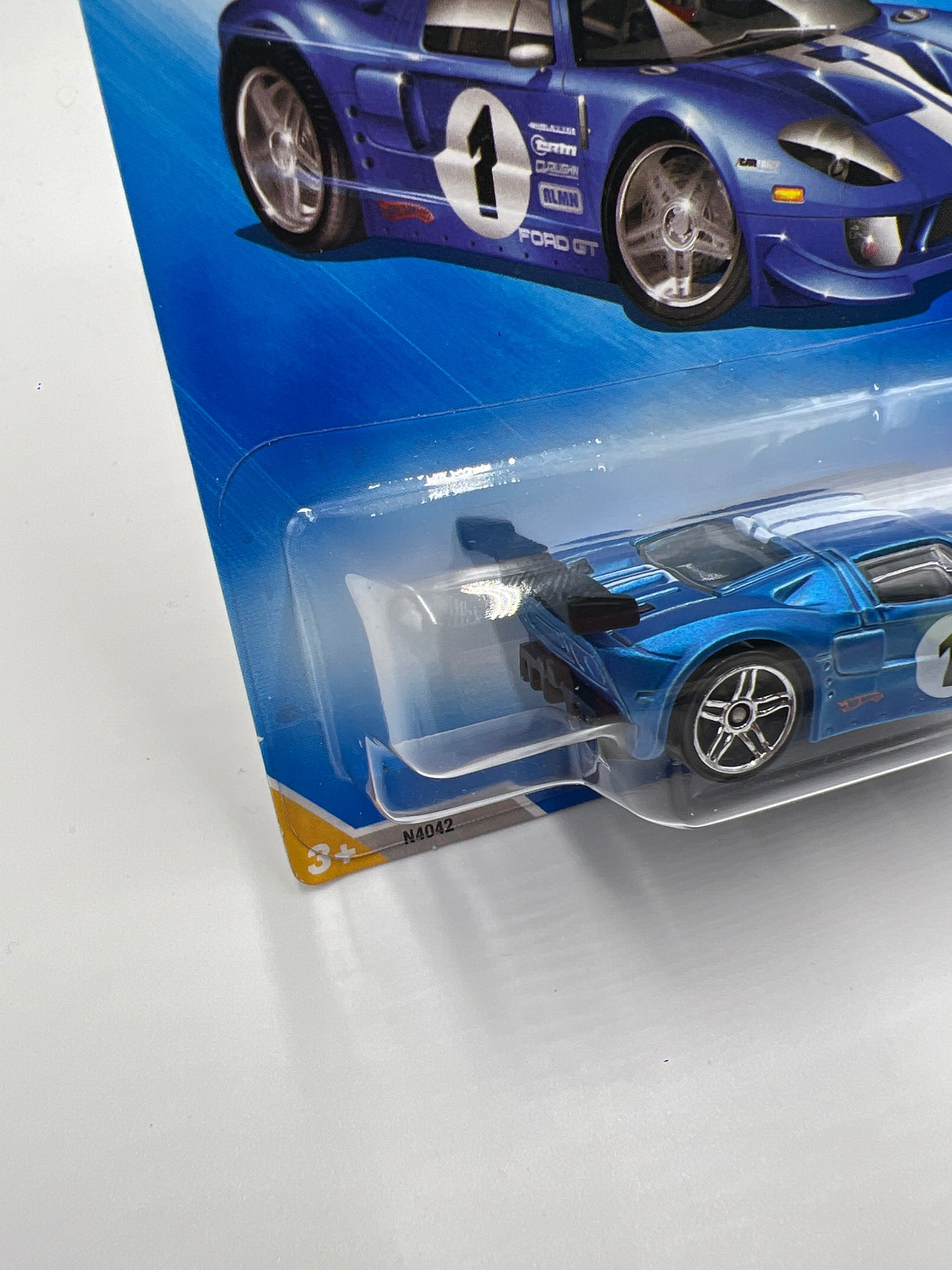 2009 Hot Wheels New Models #39 Ford GT LM Satin Blue 29E