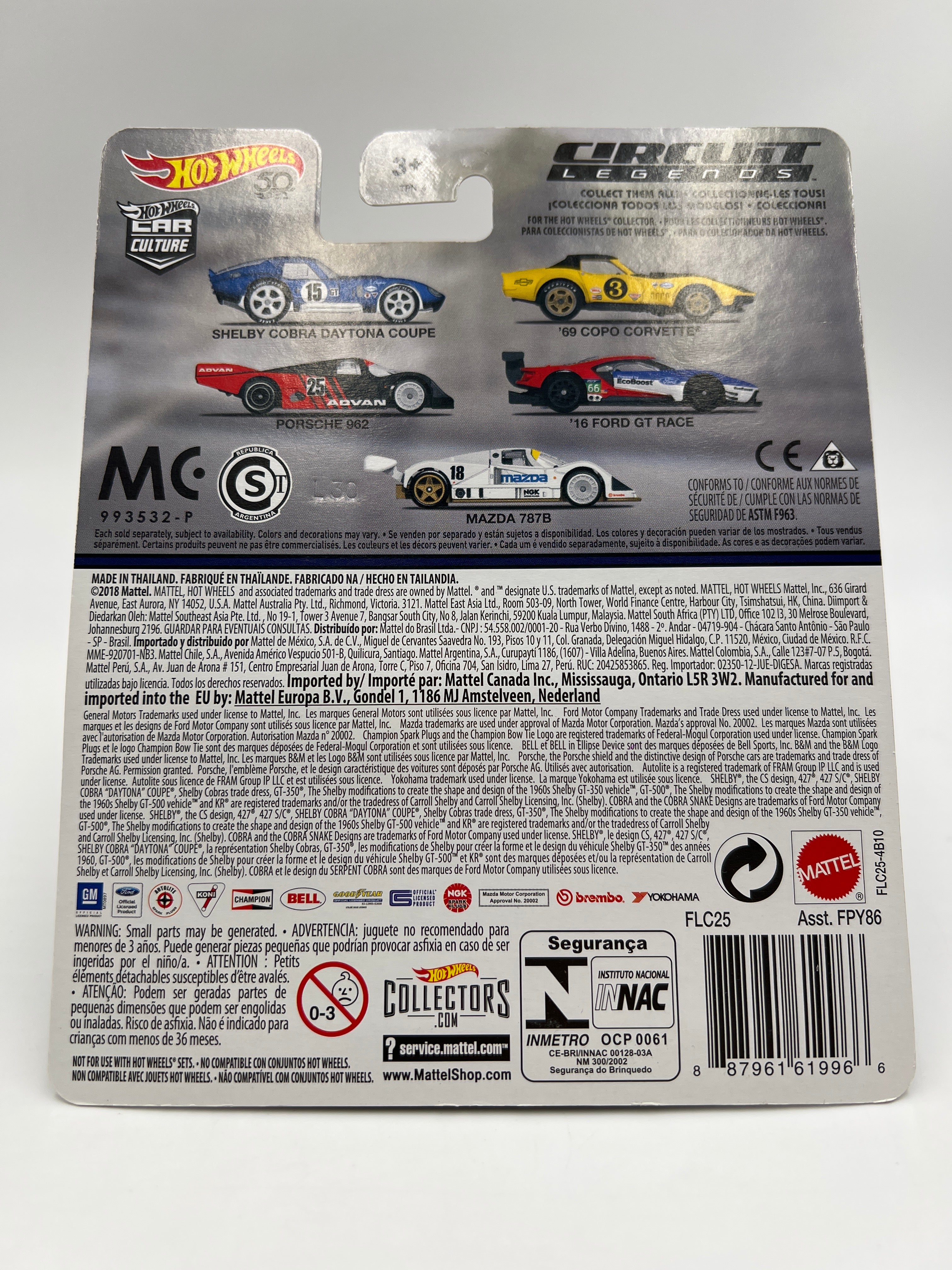 2018 Hot Wheels Car Culture Premium Circuit Legends #5 Mazda 787B