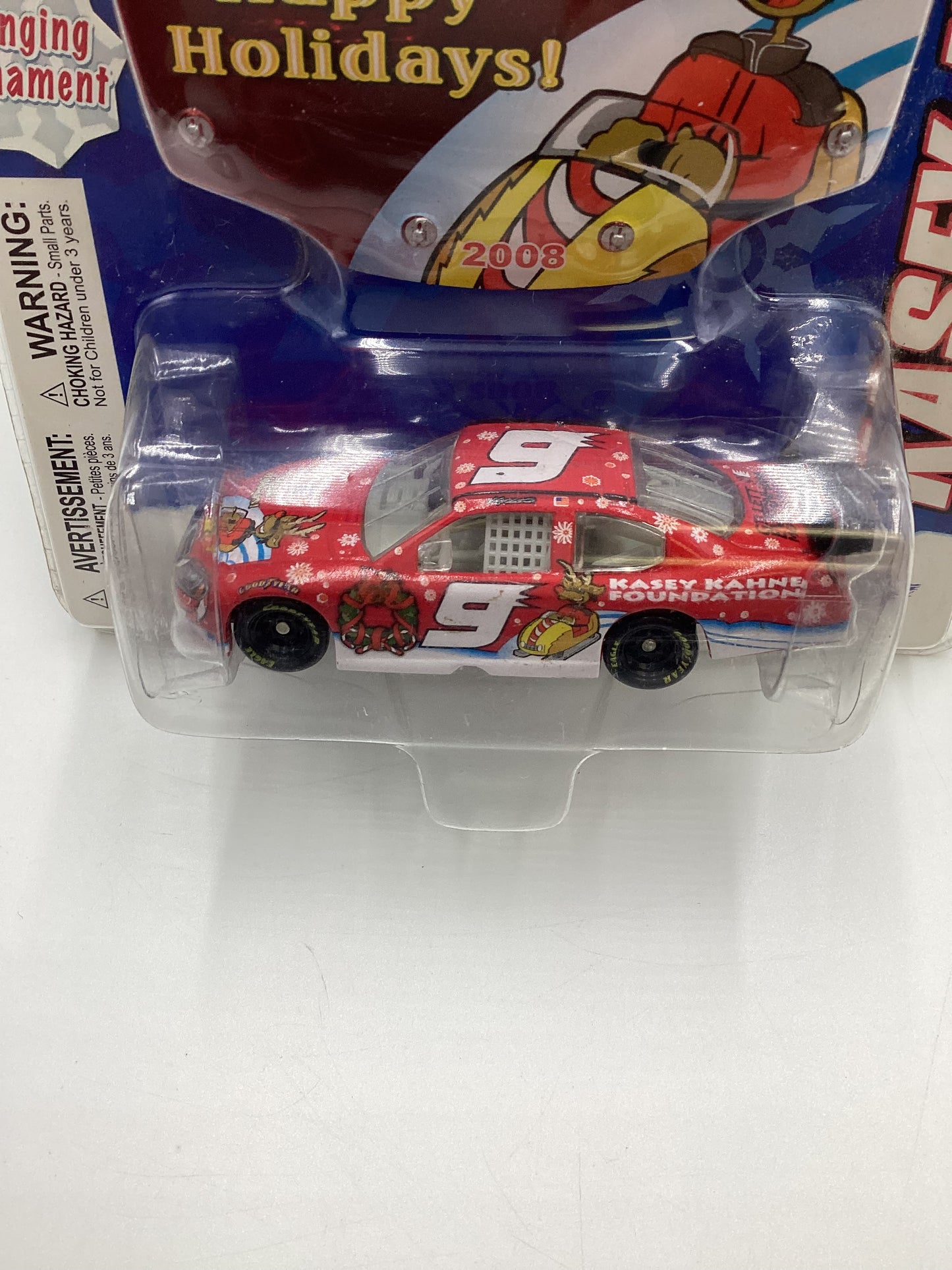 2008 Winners Circle Sam Bass Holiday Collection Kasey Kahne Foundation Happy Holidays #9 Dodge Red SR