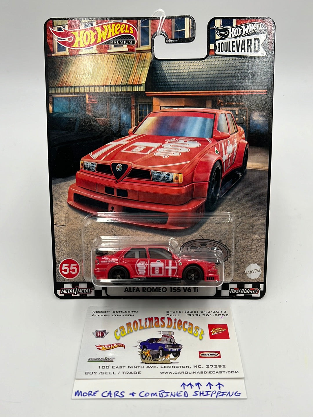 Hot Wheels Premium Boulevard #55 Alfa Romeo 155 V6 Ti 261H