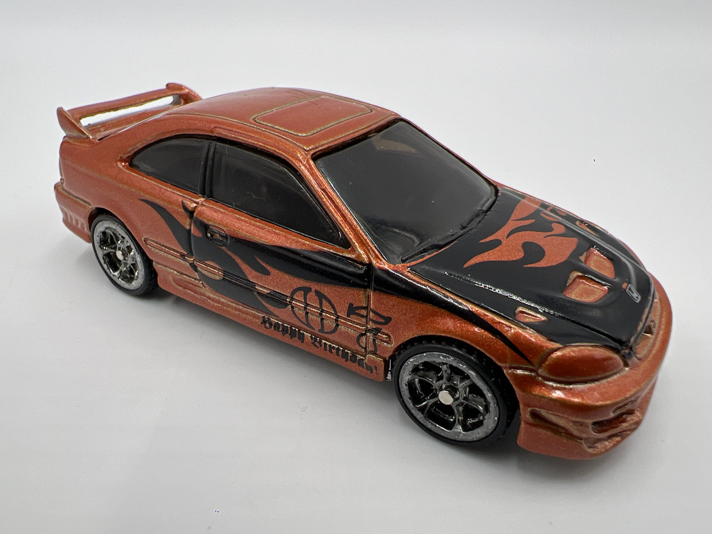 Hot Wheels 1/64 Premium Happy Birthday Cars Honda Civic Si Orange Loose