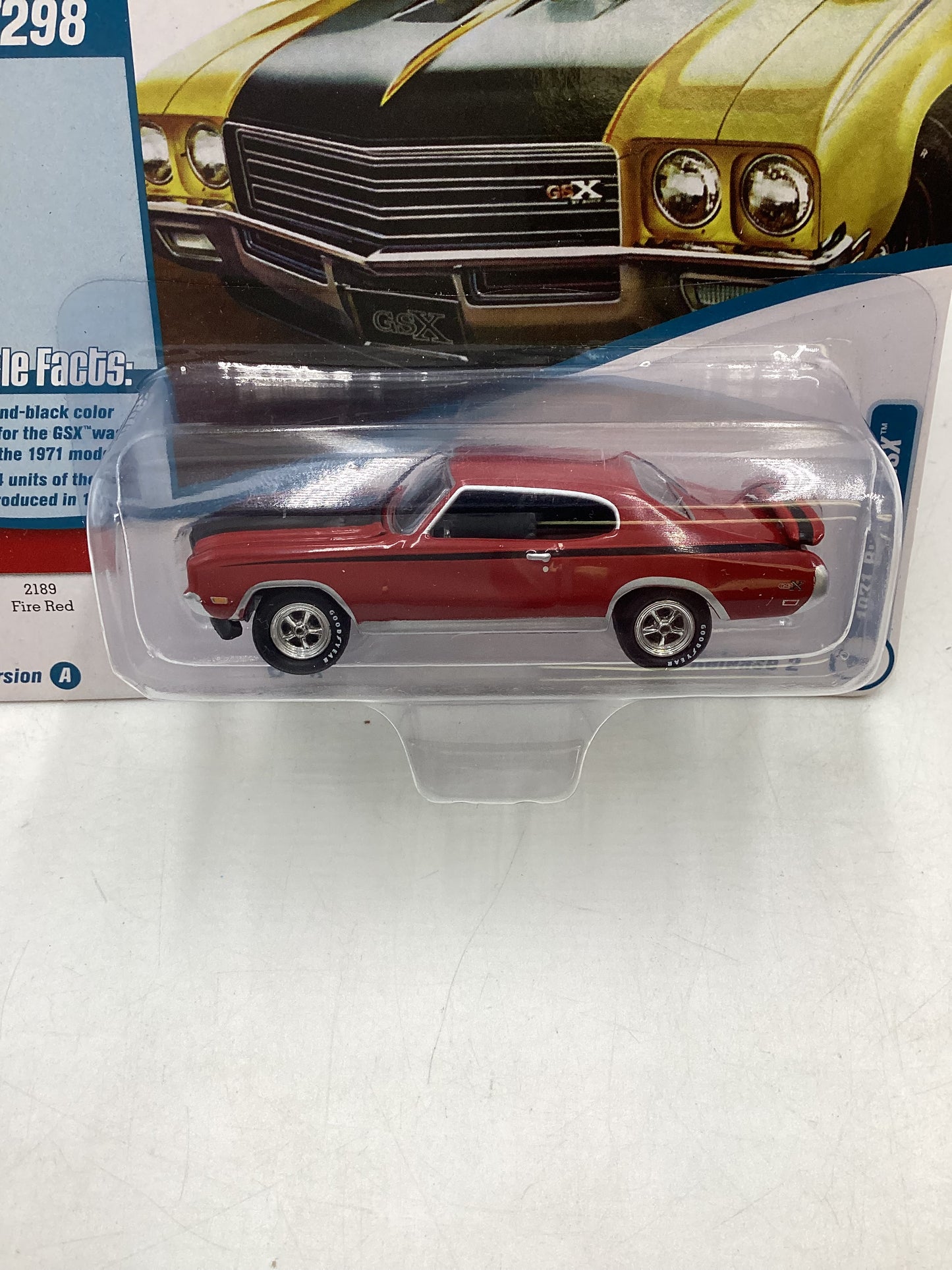 Johnny Lightning Muscle Cars USA 1971 Buick GSX Red 229B