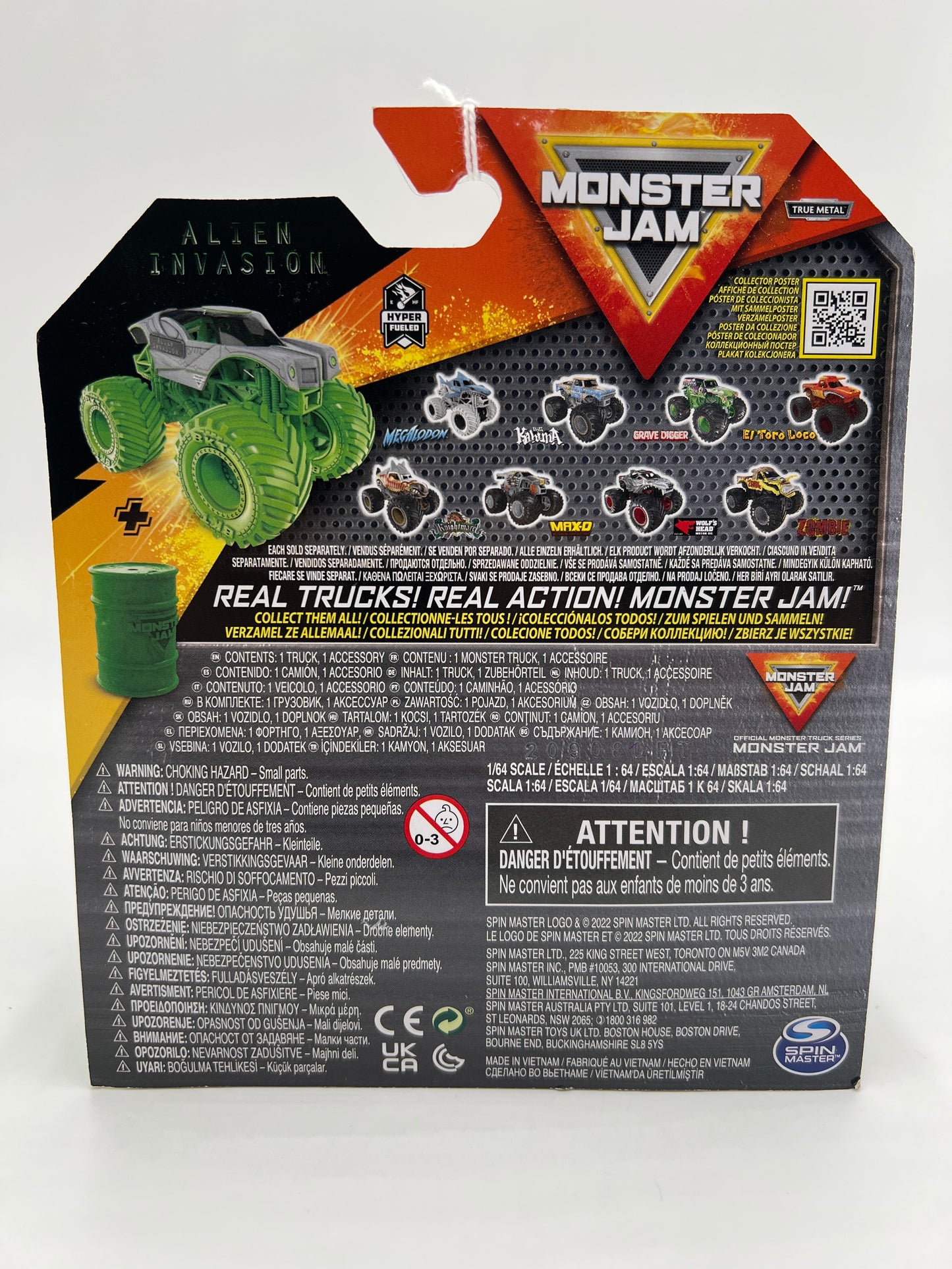 Monster Jam Series 26 Alien Invasion 127C