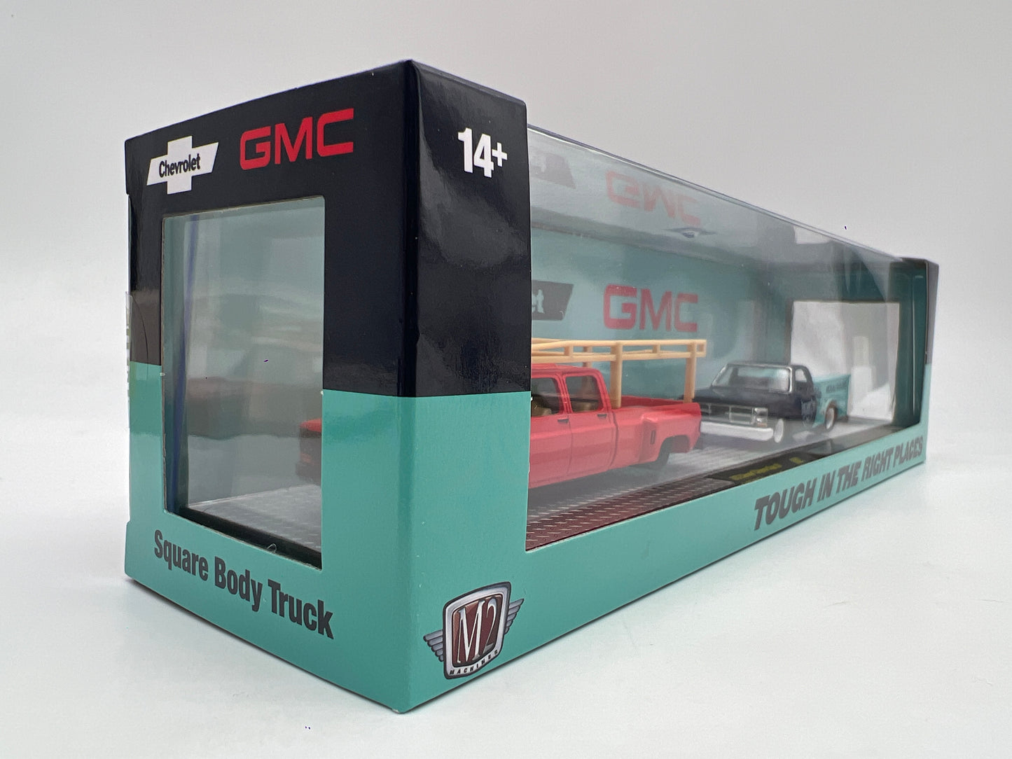 M2 Machines Haulers R82 1973 Chevrolet Cheyenne Super 30 & 1975 GMC Sierra Grande 15