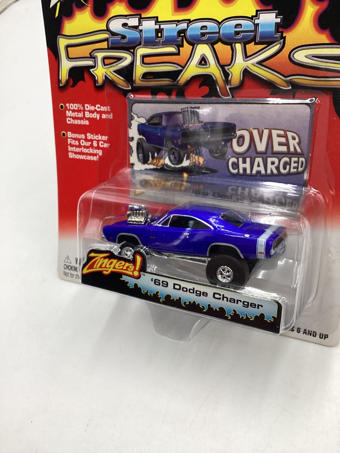 Johnny lightning Street freaks zingers 69 Dodge Charger Over Charged 190E