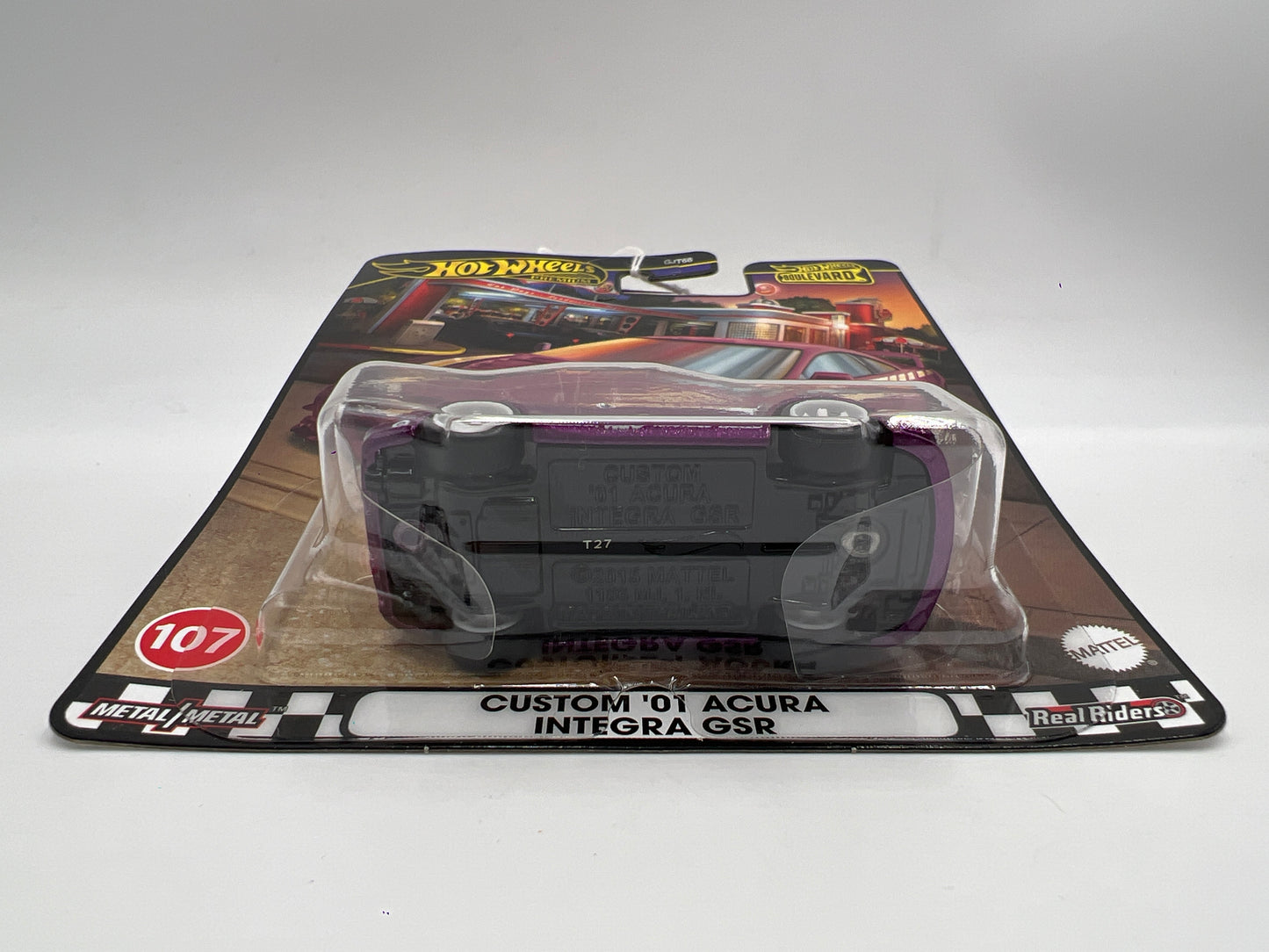 Hot Wheels Premium Boulevard #107 Custom 01 Acura Integra GSR Purple 259F