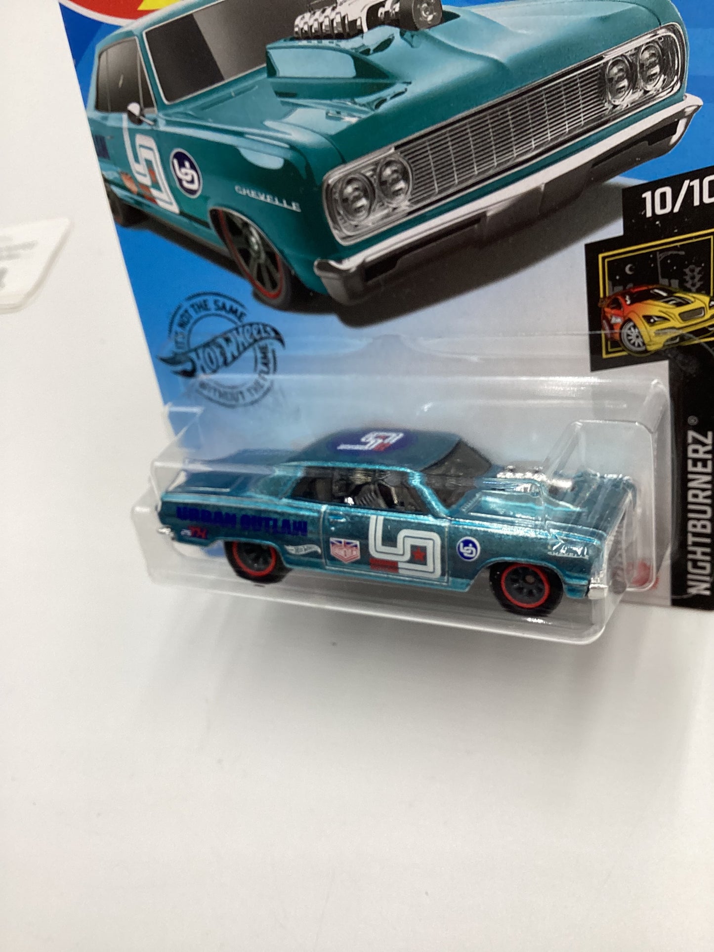 2020 Hot Wheels Super Treasure Hunt #247 64 Chevy Chevelle SS Light Blue W/Protector