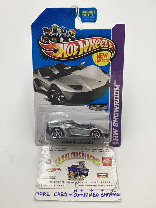 2013 Hot Wheels Zamac 017 #180 Lamborghini Aventador J 148F