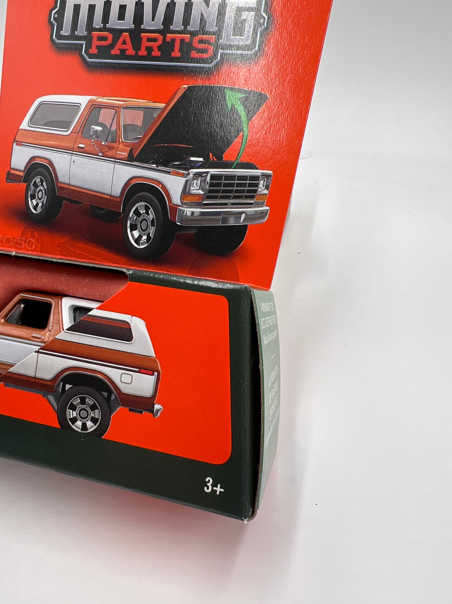 2025 Matchbox Moving Parts #20 1978 Ford Bronco Orange/White 168C