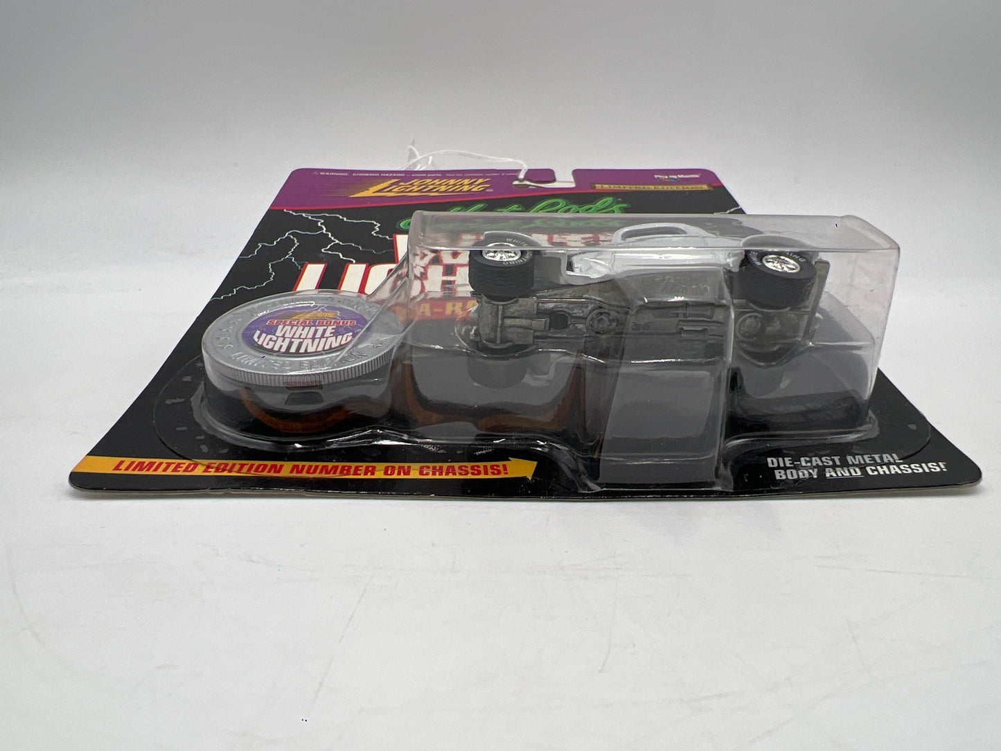 Johnny Lightning White Lightning Chase Hot Rods #306 Flathead Flyer Ford White 2