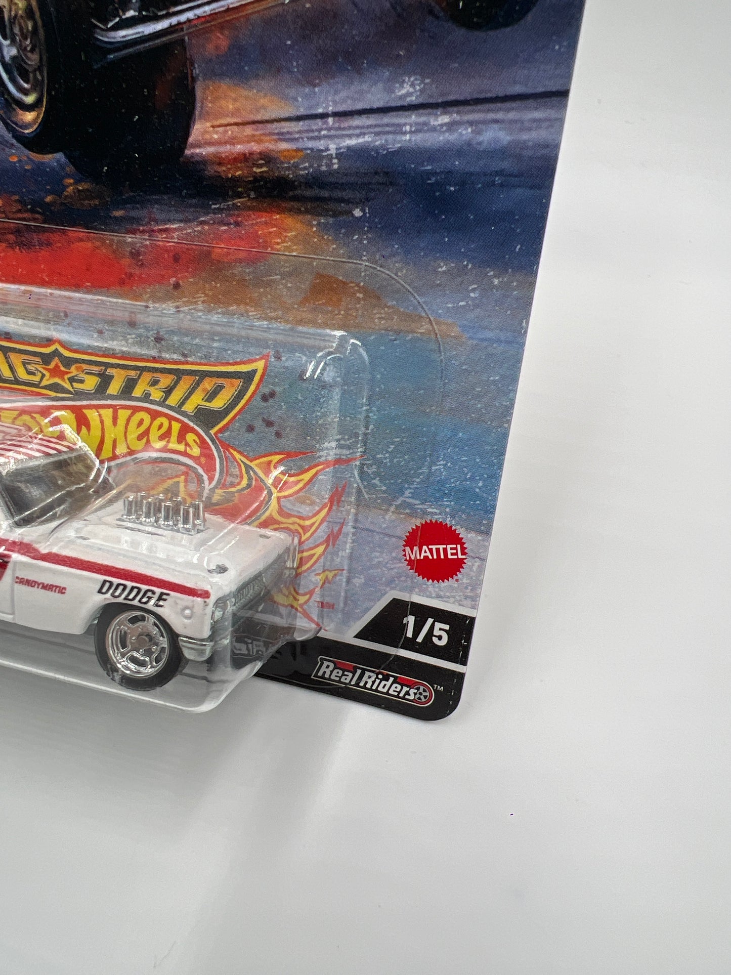 Hot Wheels Premium Drag Strip Demons #1 65 Dodge Coronet White 242G