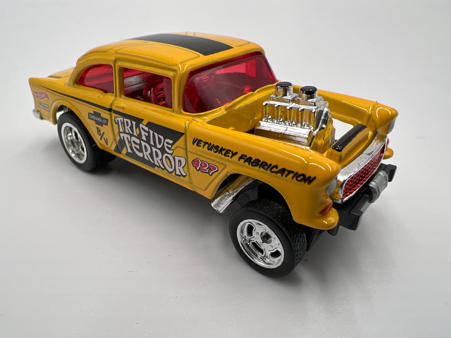 Hot Wheels Bel Air Gasser Yellow Loose CUSTOM