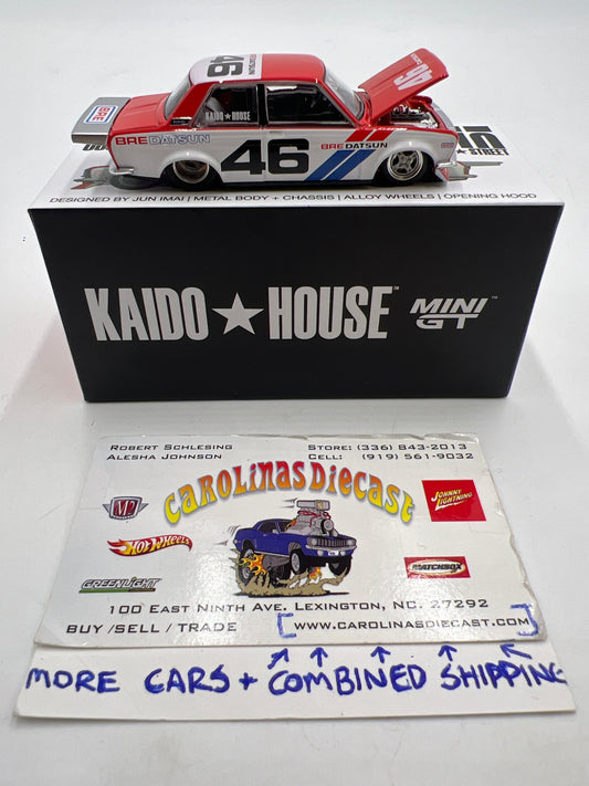 Mini GT Kaido House #003 Datsun 510 Pro Street BRE510 Red