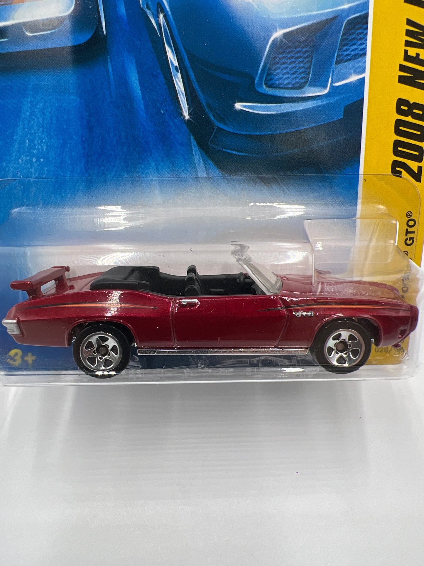 2008 Hot Wheels New Models #29 70 Pontiac GTO Red 55F