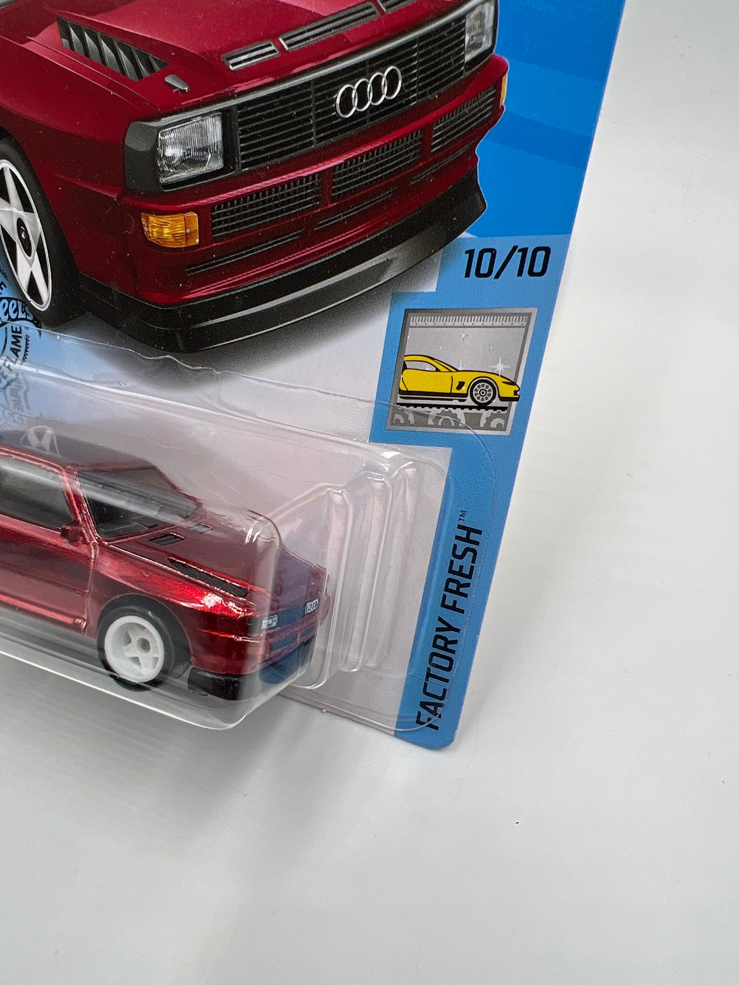 2020 Hot Wheels Super Treasure Hunt #145 84 Audi Sport Quattro Red W/Protector