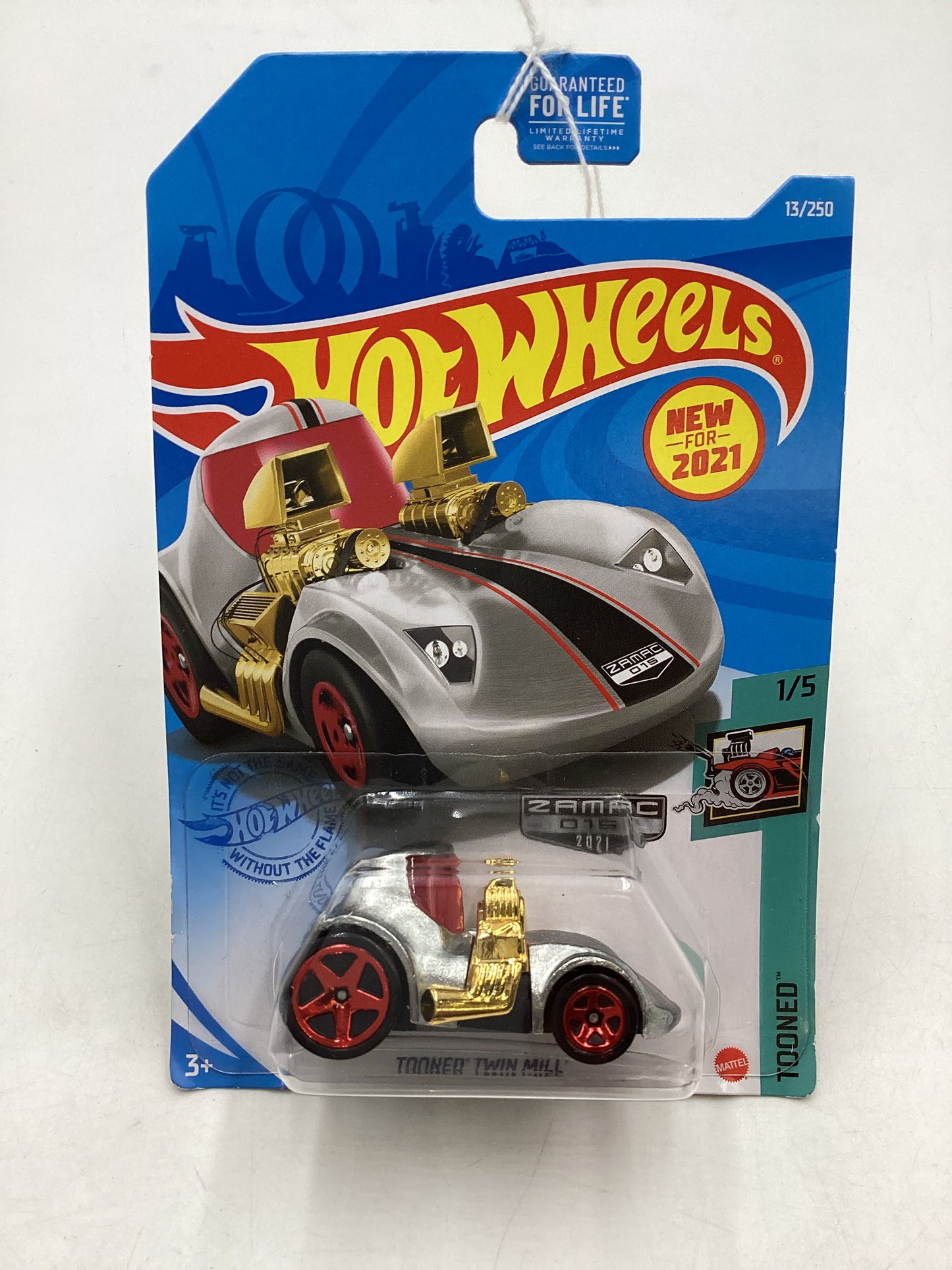 2021 Hot Wheels #013 Tooned Twin Mill Zamac